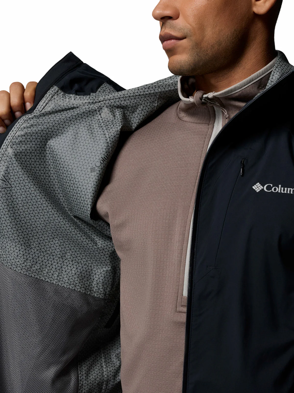 Cortaviento Hombre Trailborne 2.5L Shell Negro Columbia - Image 6