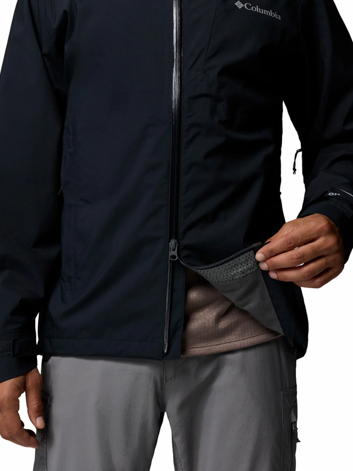 Cortaviento Hombre Trailborne 2.5L Shell Negro Columbia - Image 8