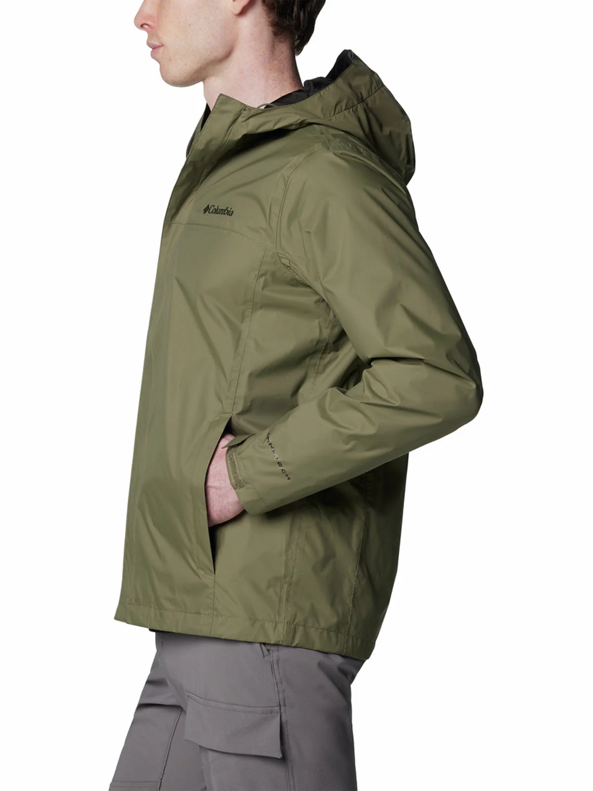 Cortaviento Hombre Watertight II Verde Stone Green Columbia - Image 2