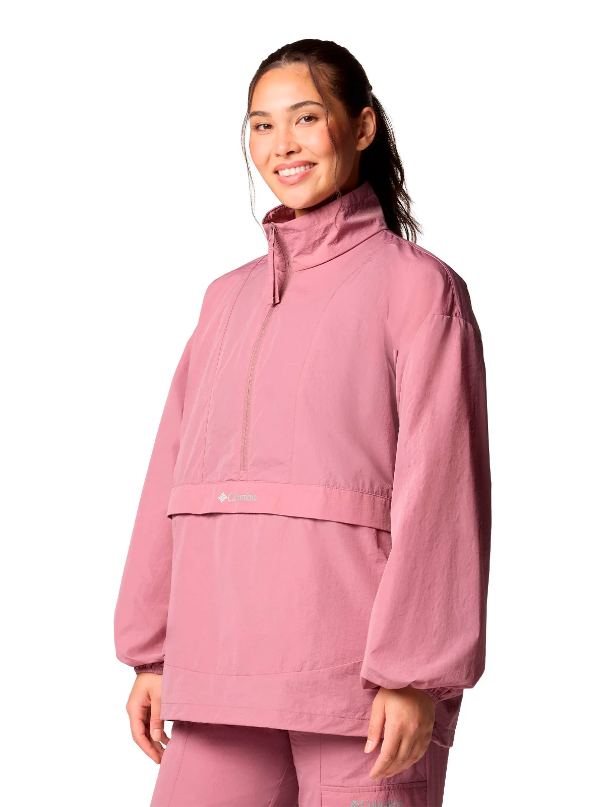 Cortaviento Mujer Boundle Anorak Rosado Columbia - Image 2
