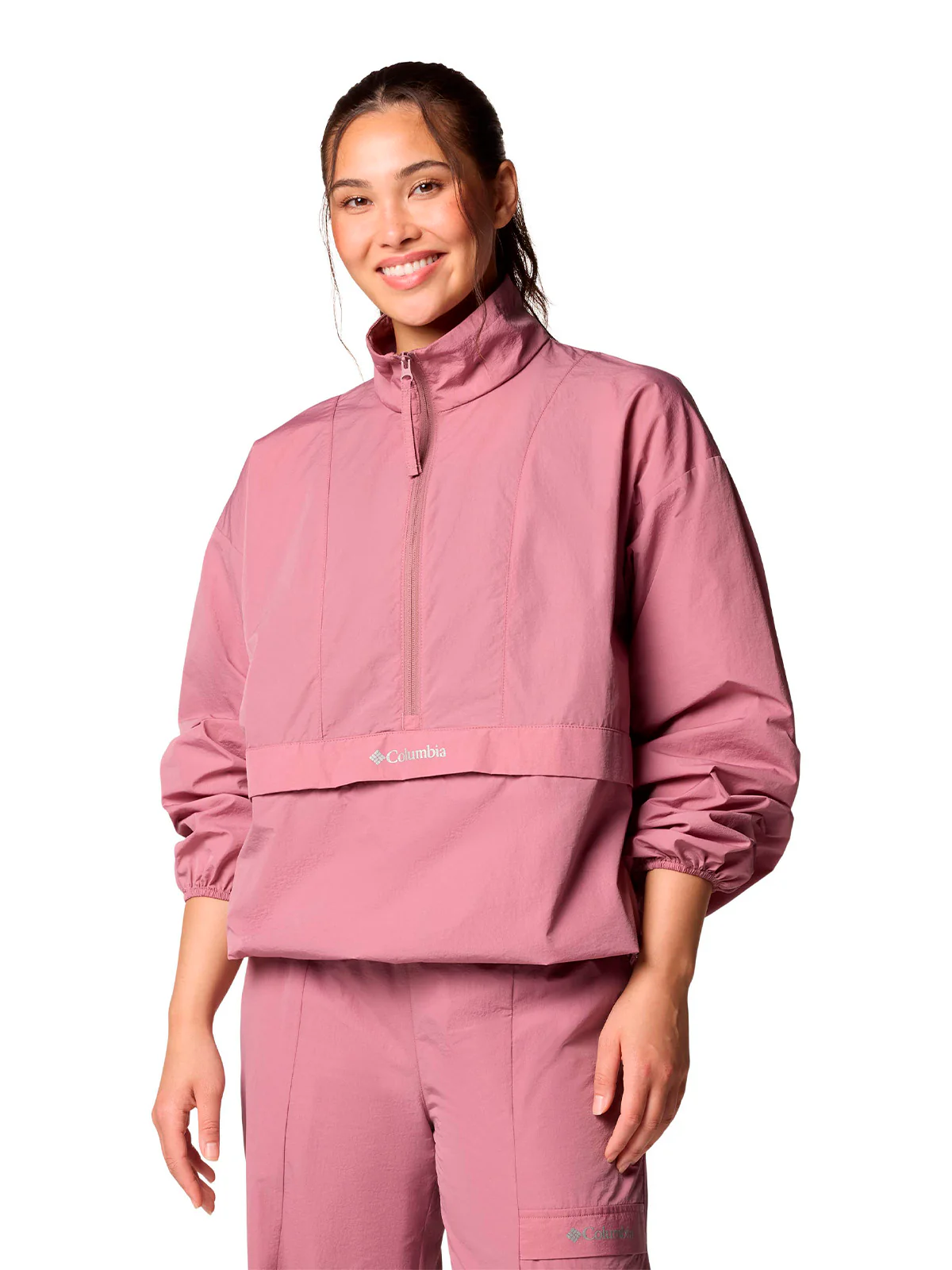 Cortaviento Mujer Boundle Anorak Rosado Columbia - Image 7