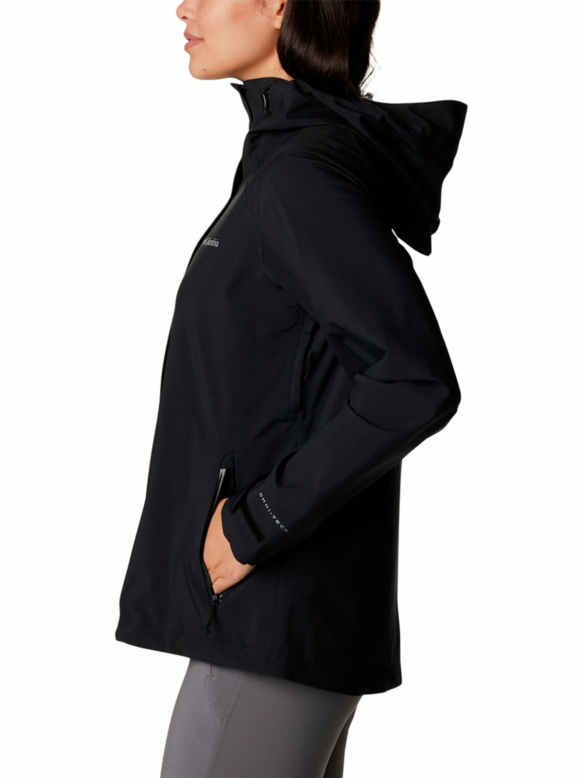 Cortaviento Mujer Earth Explorer II Negro Columbia - Image 2
