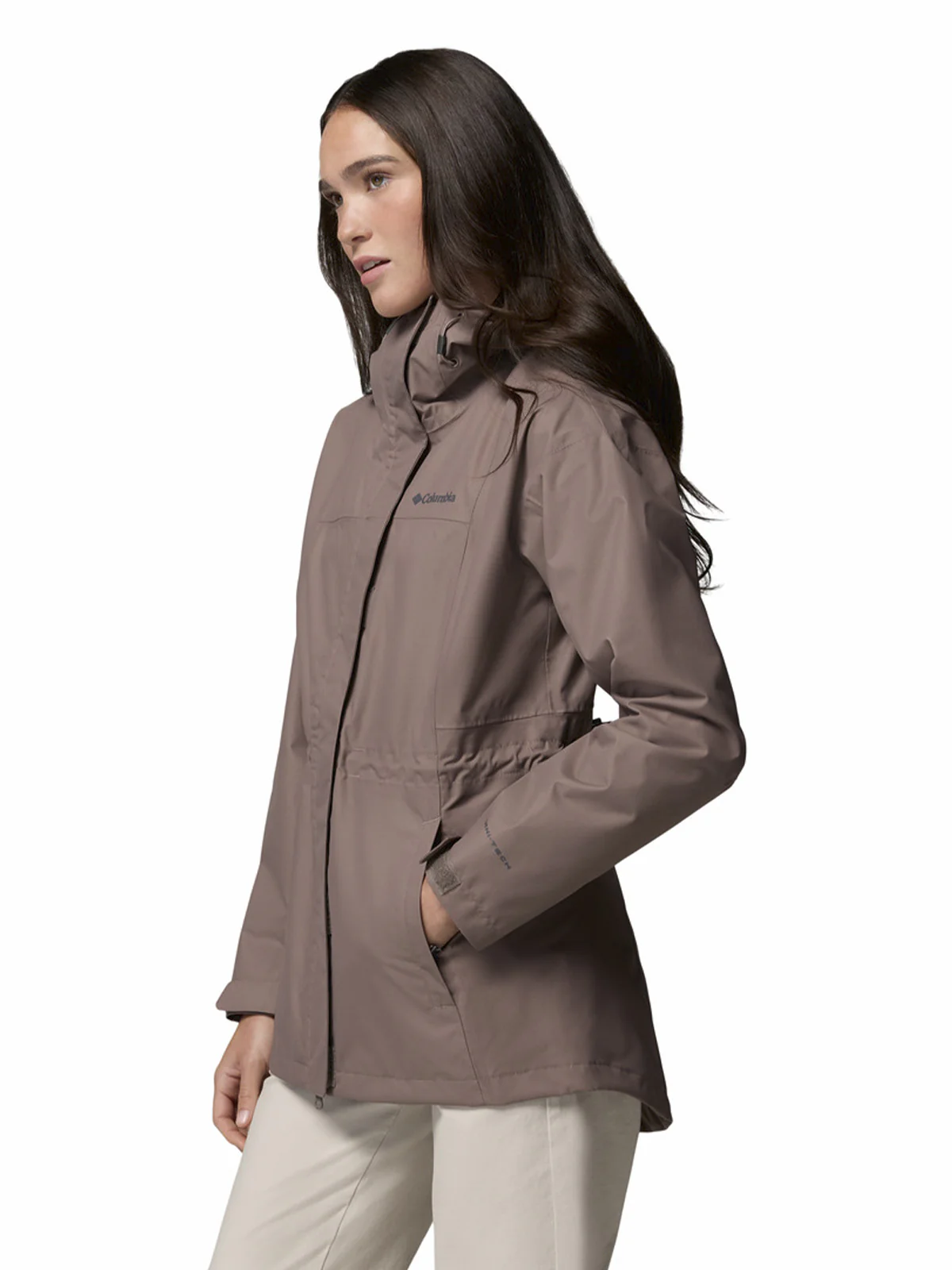 Cortaviento Mujer Hikebound II Gris Columbia - Image 2