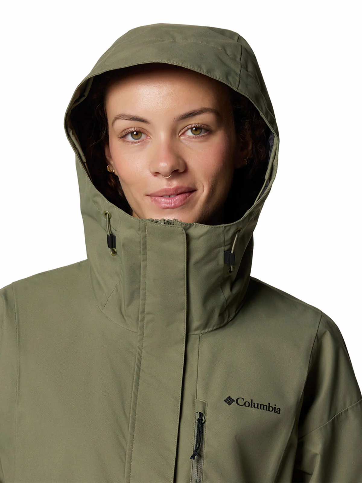 Impermeable Mujer Hikebound II Gris Columbia - Image 3