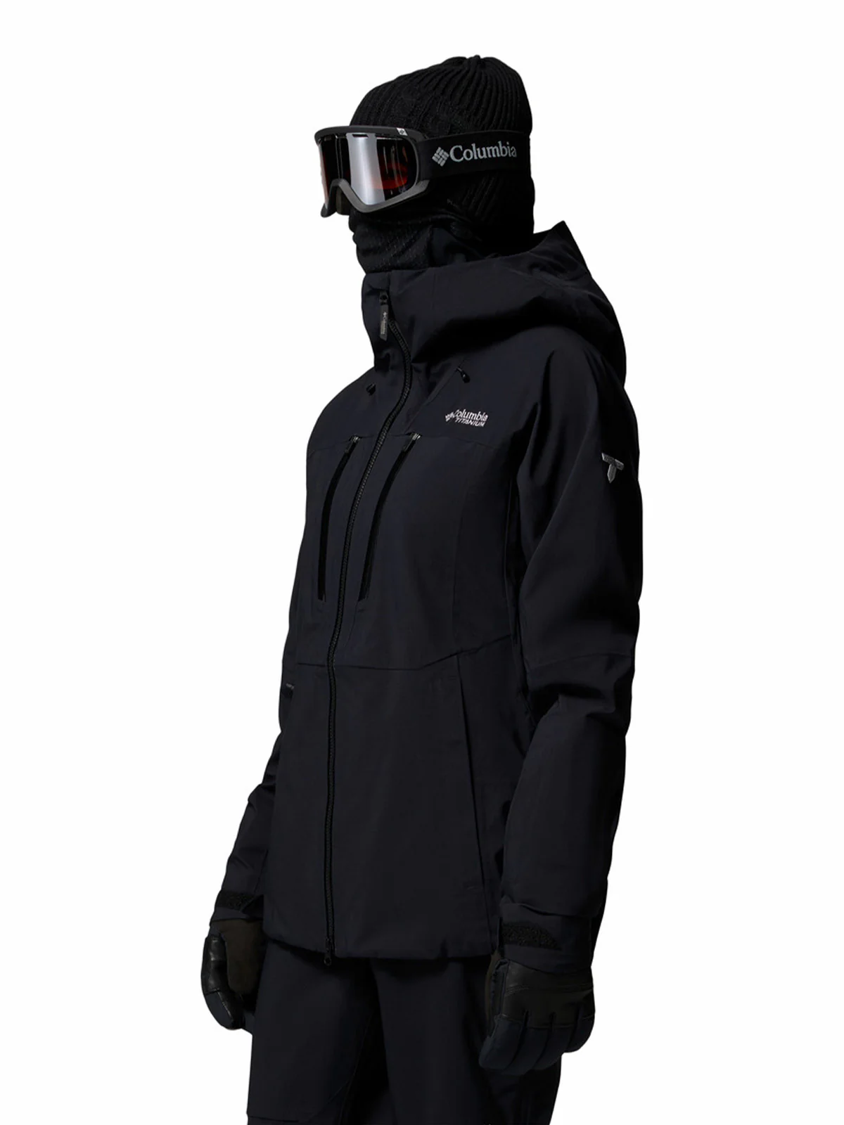Cortaviento Mujer Platinum Peak II 3L Negro Columbia - Image 2