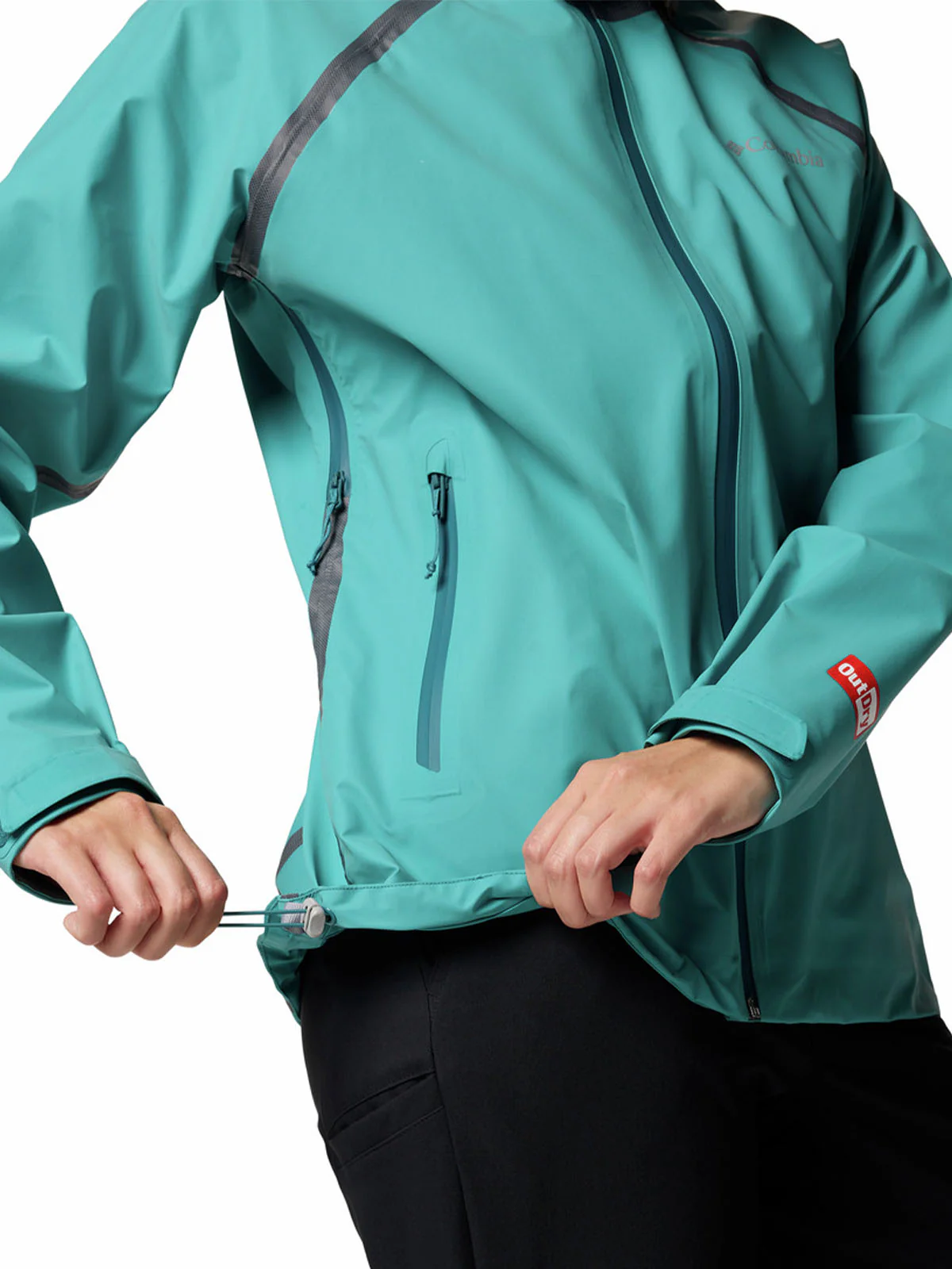 Cortaviento Mujer Reign No Shine Azul Columbia - Image 4
