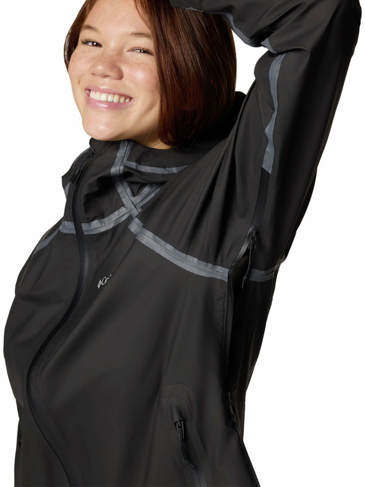 Cortaviento Mujer Reign No Shine Negro Columbia - Image 4