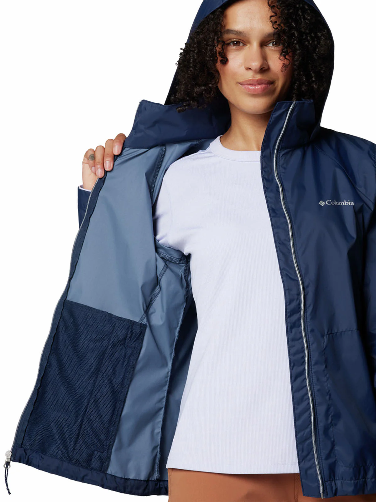 Cortaviento Mujer Switchback IV Azul Collegiate Navy Columbia - Image 6