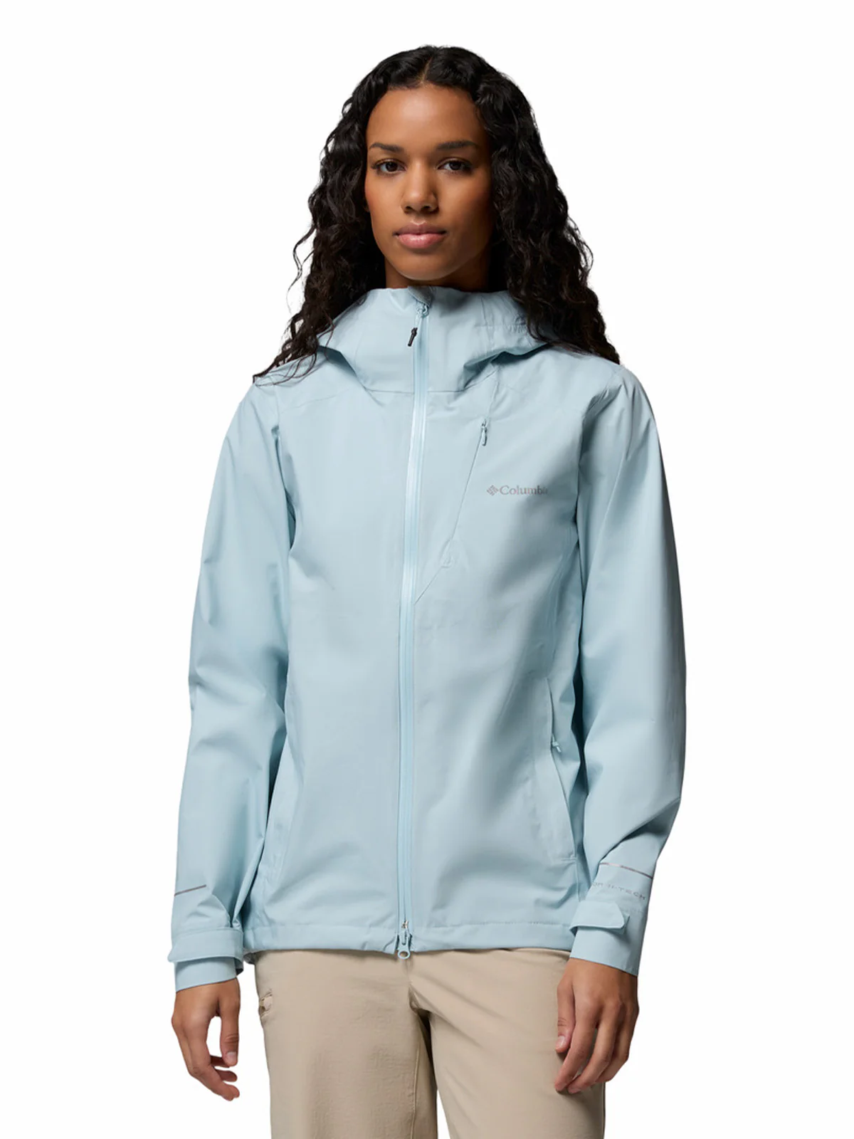 Cortaviento Mujer Trailborne 2.5L Shell Celeste Columbia