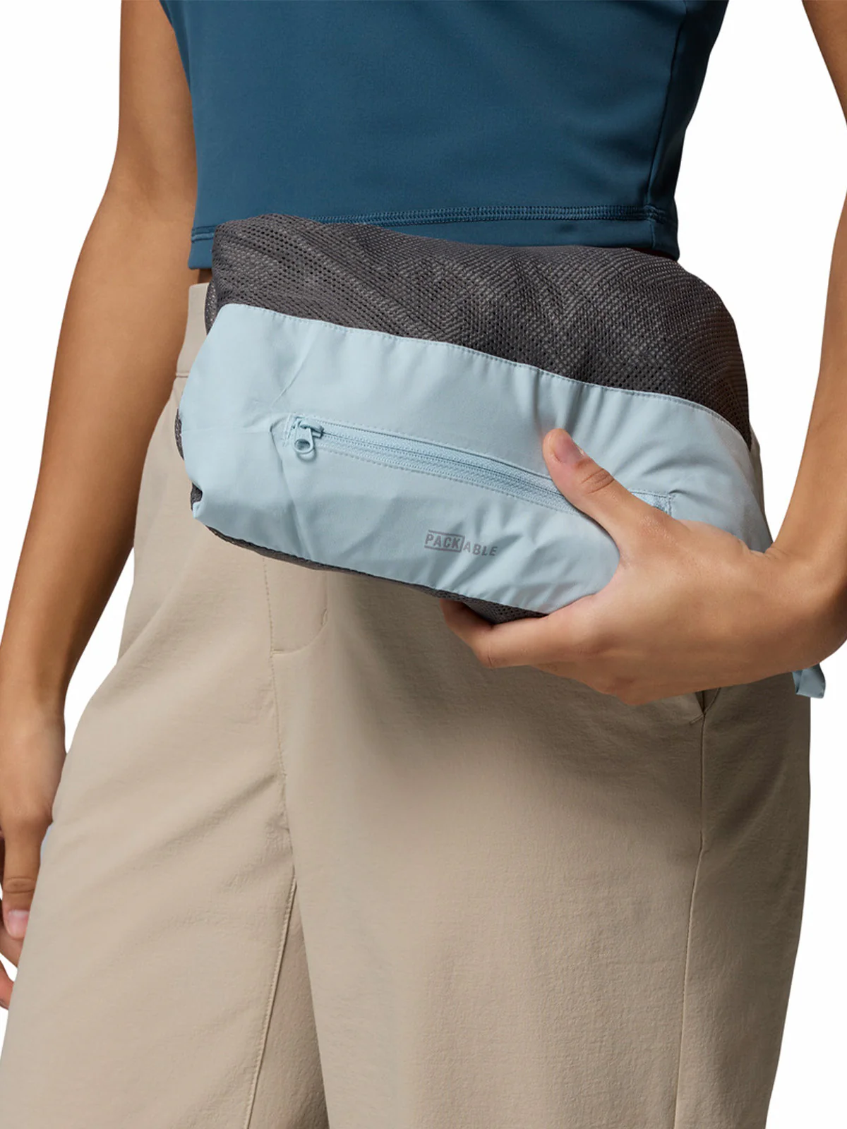 Cortaviento Mujer Trailborne 2.5L Shell Celeste Columbia - Image 10