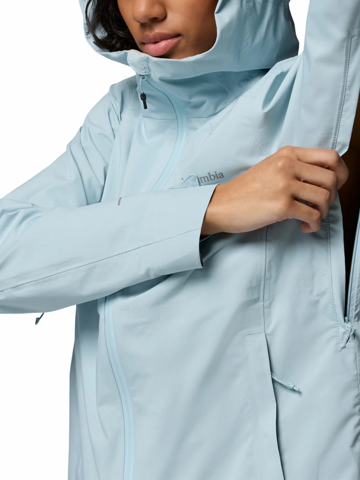 Cortaviento Mujer Trailborne 2.5L Shell Celeste Columbia - Image 5