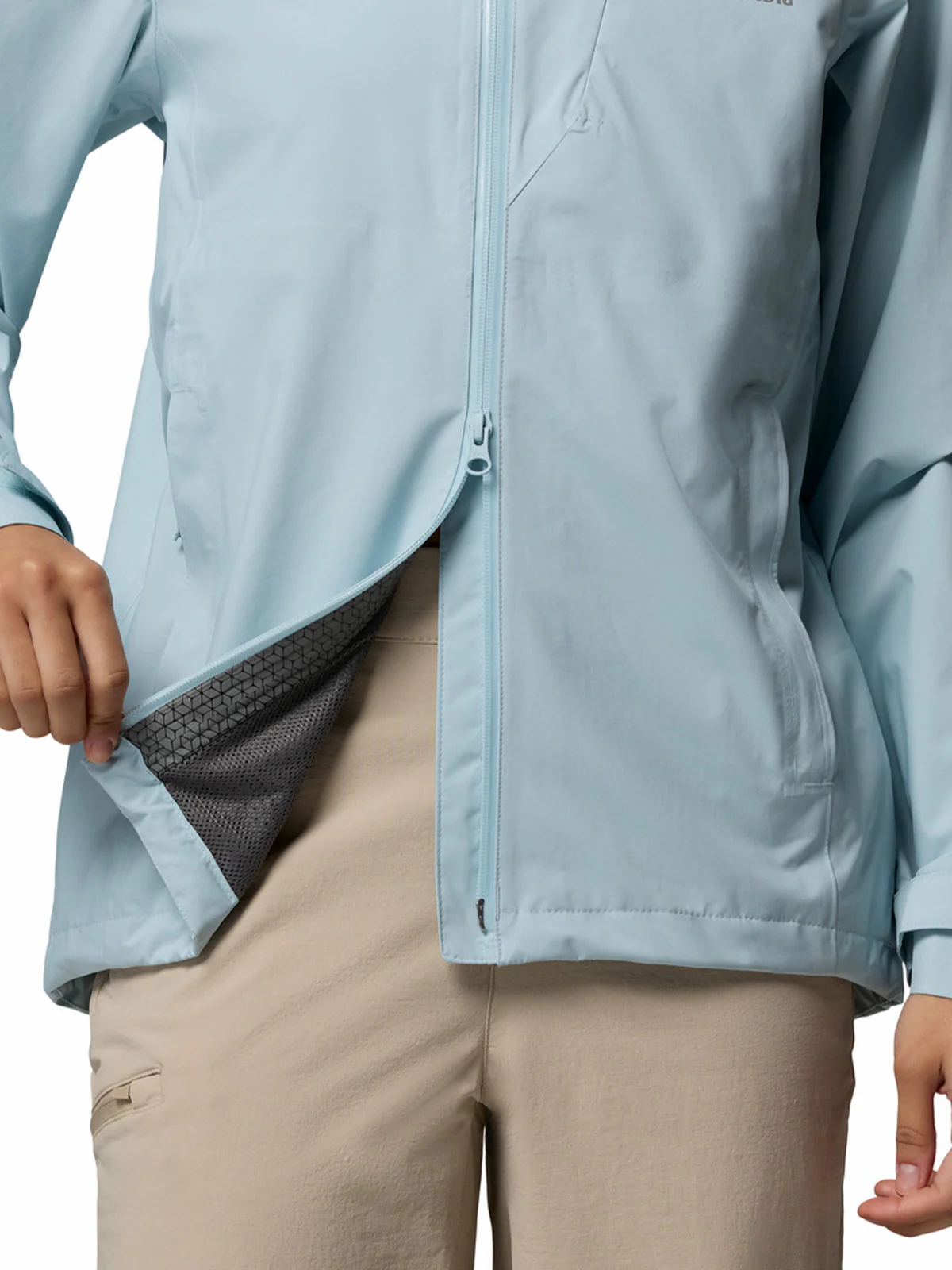 Cortaviento Mujer Trailborne 2.5L Shell Celeste Columbia - Image 8