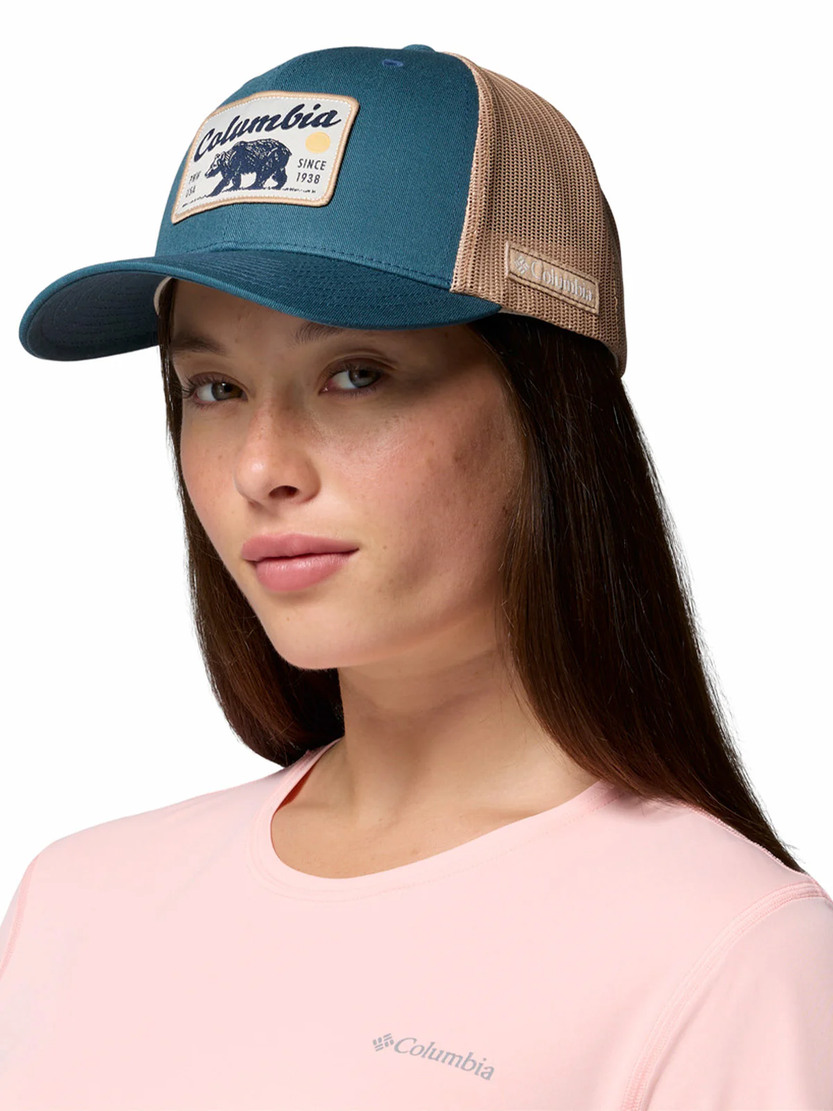 Jockey Unisex Mesh Snap Back Azul Everblue Columbia - Image 5