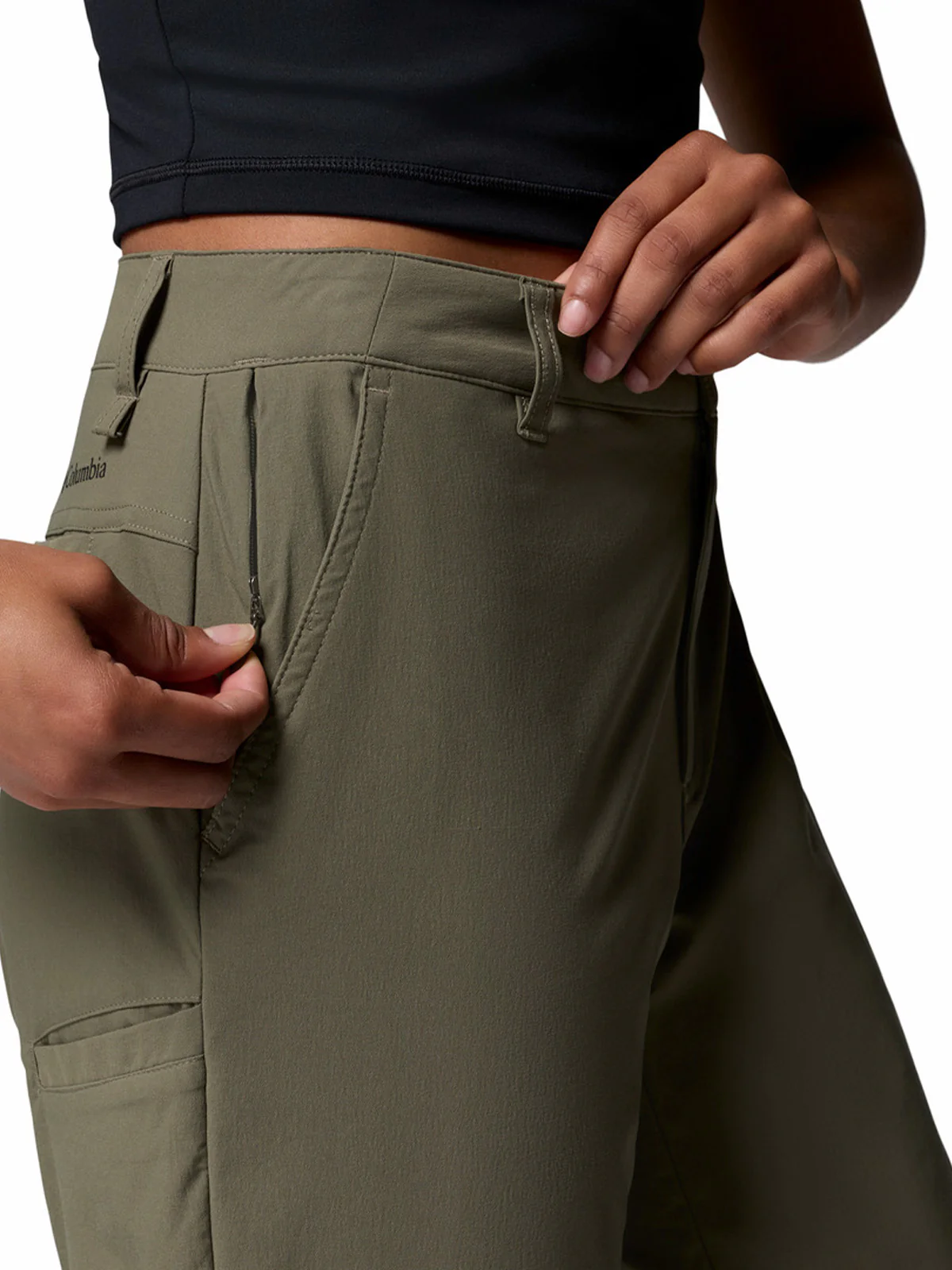 Pantalón Mujer Leslie Convertible Verde Columbia - Image 8