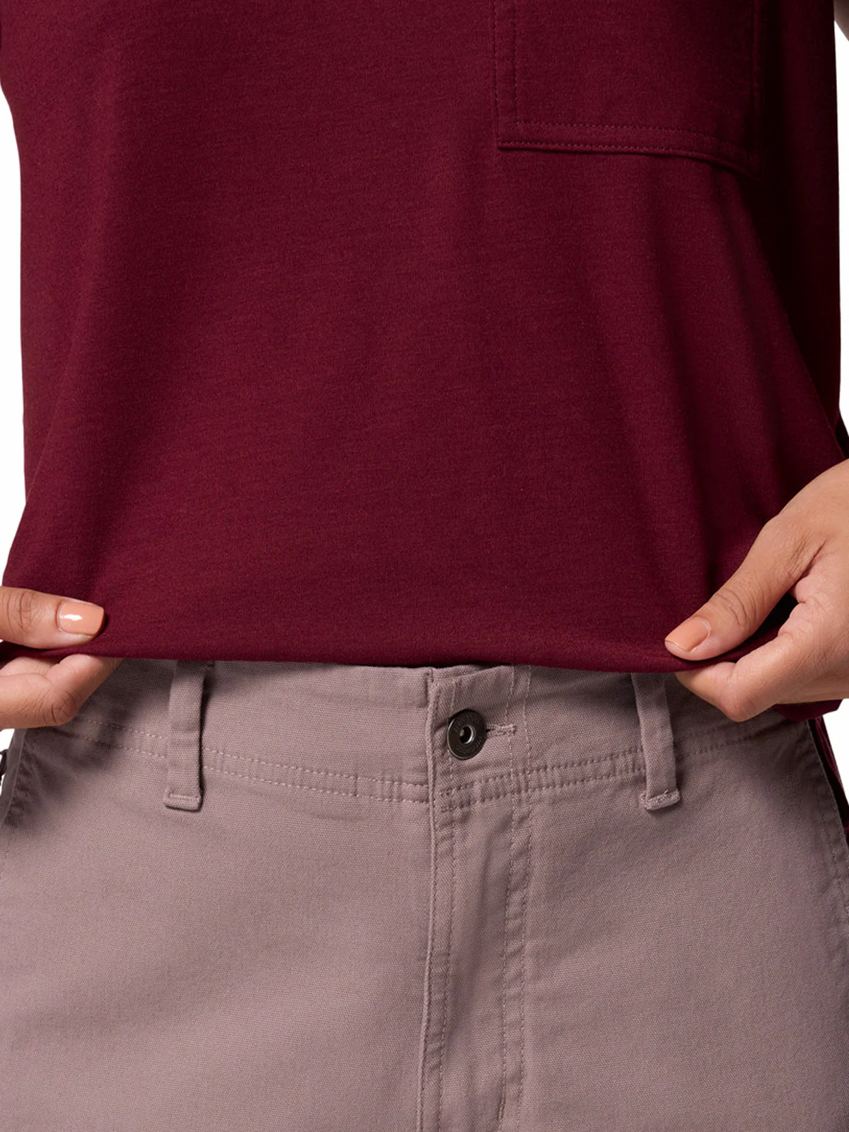 Pantalón Mujer ROC Straight Gris Iron Columbia - Image 4