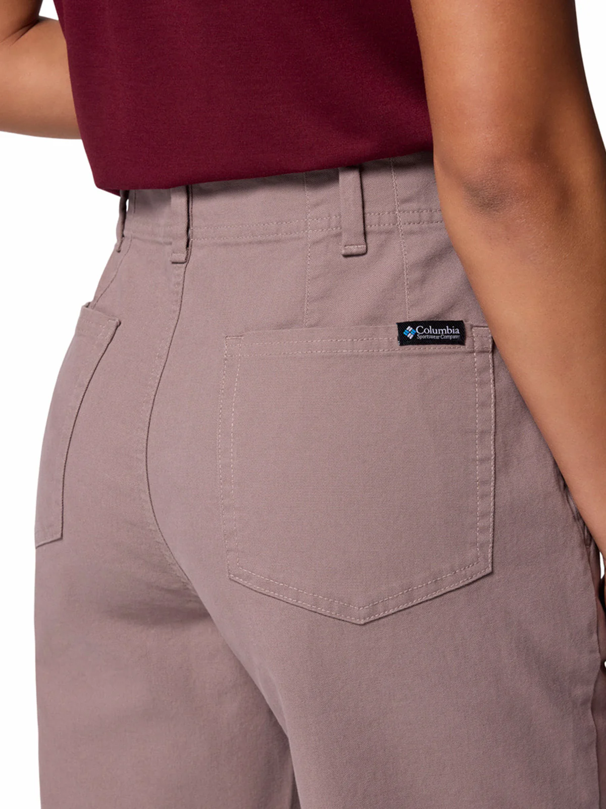 Pantalón Mujer ROC Straight Gris Iron Columbia - Image 6