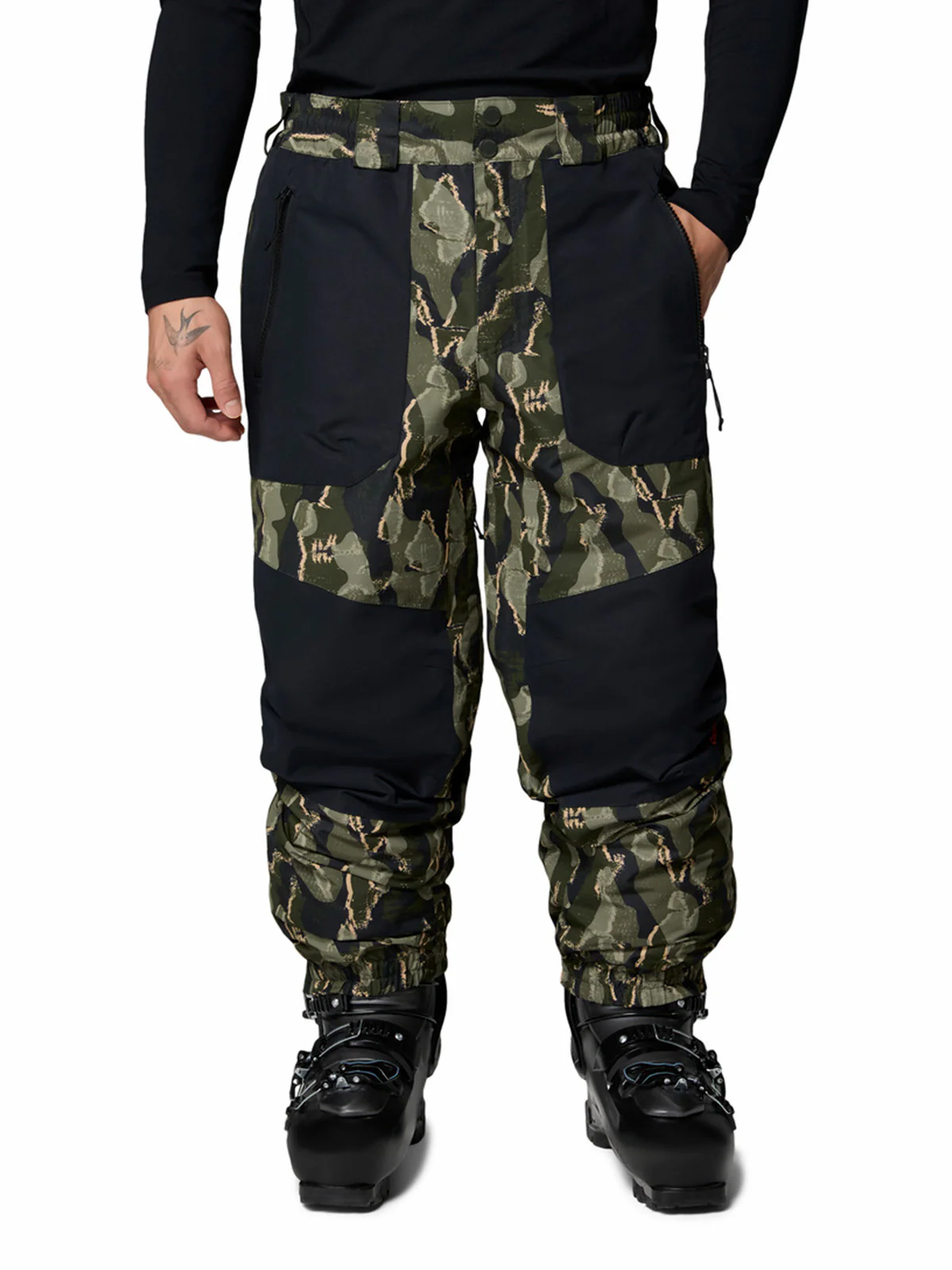 Pantalon De Nieve Hombre Coreshot Printed Pan Verde Columbia