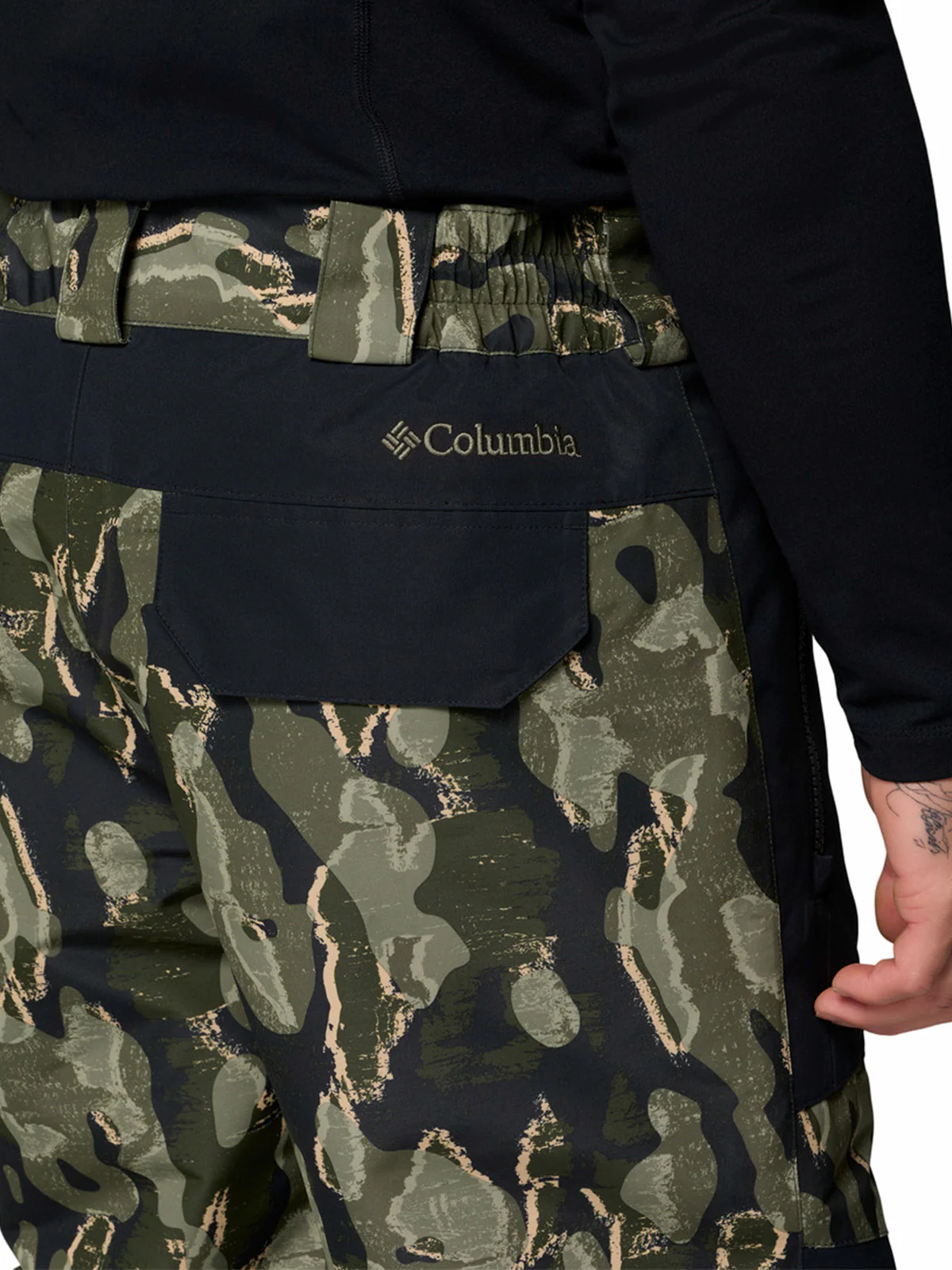 Pantalon De Nieve Hombre Coreshot Printed Pan Verde Columbia - Image 4