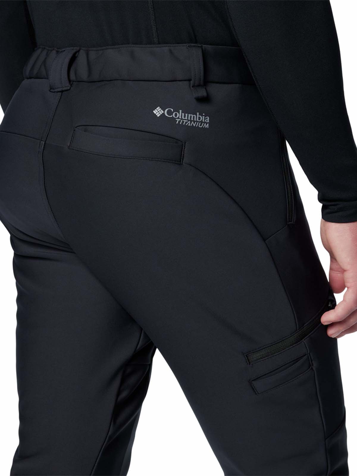 Pantalón Hombre Vast Canyon Negro Columbia - Image 4