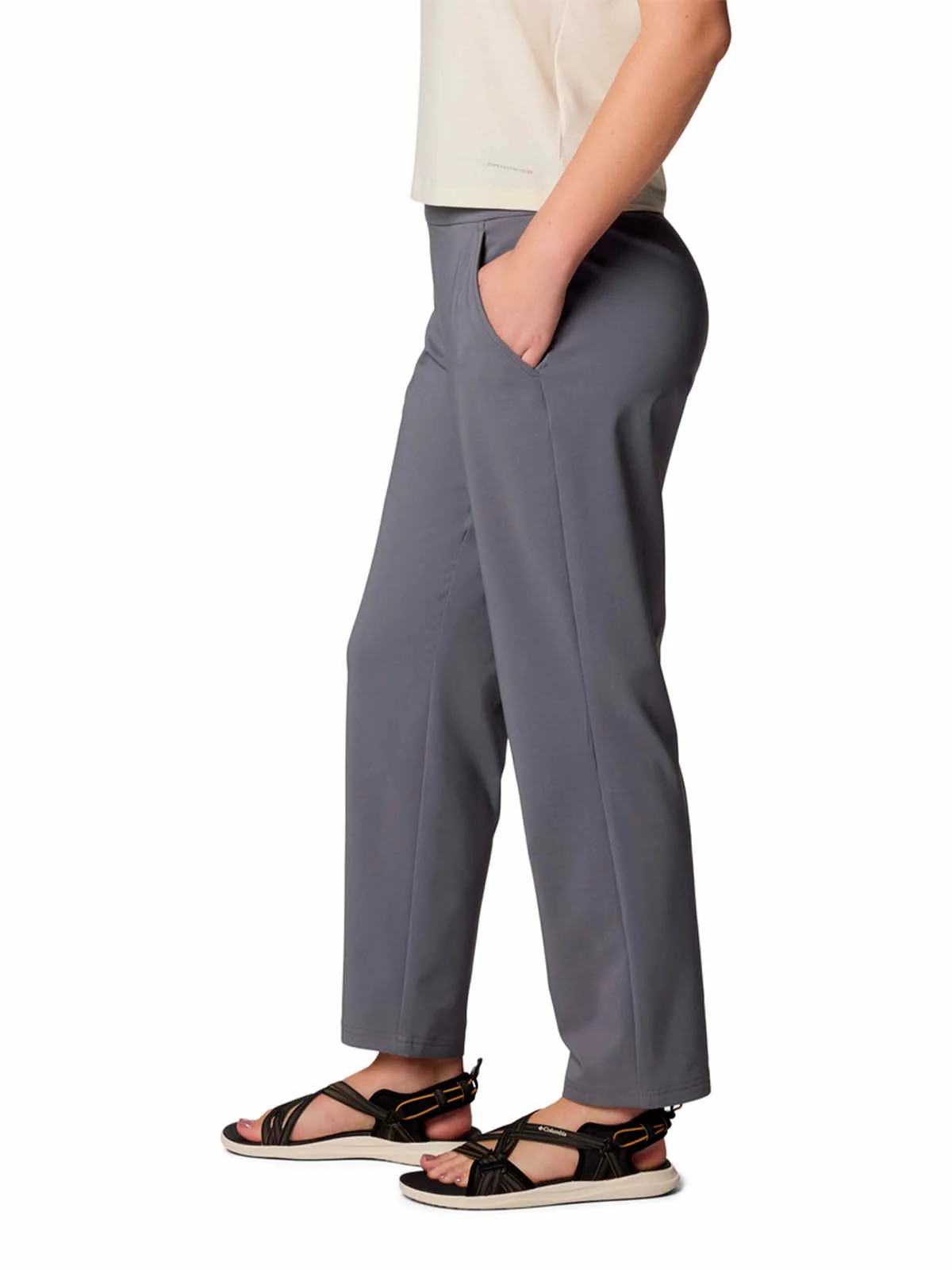 Pantalón Mujer All Seasons Pull-On Gris Columbia - Image 2