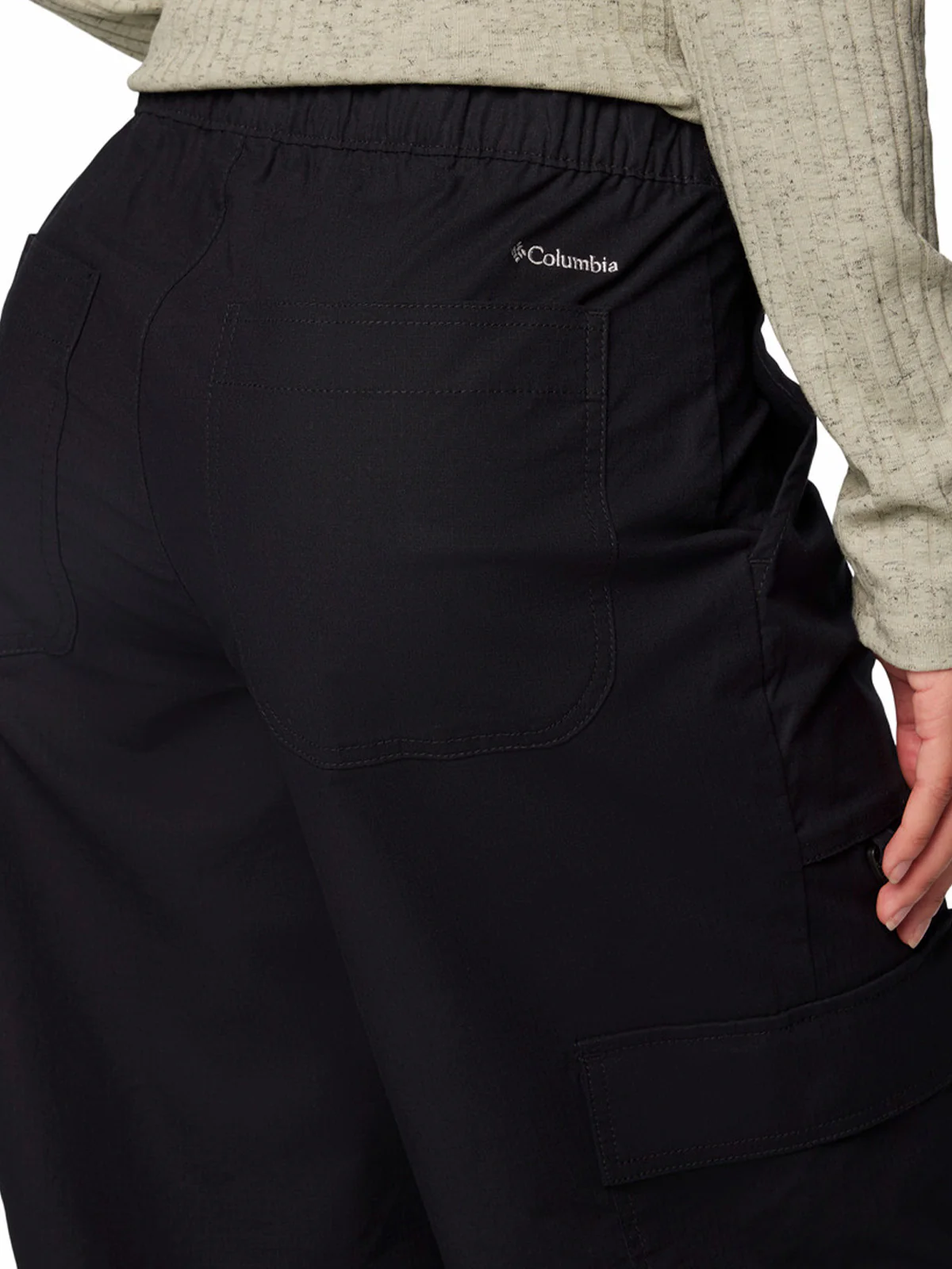 Pantalon Mujer Brea Falls Cotton Ripstop Negro Columbia - Image 5
