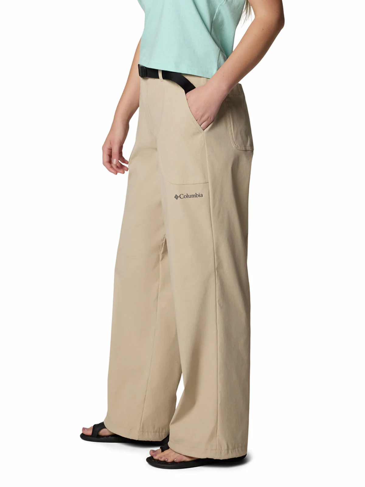 Pantalón Mujer Brea Falls Nylon Beige Columbia - Image 2