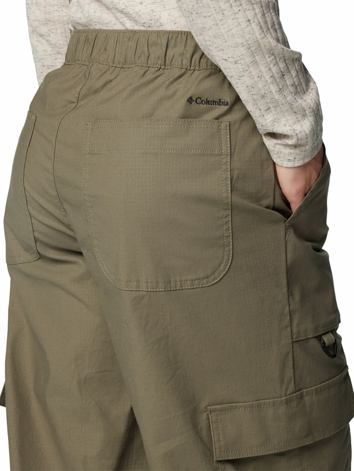 Pantalon Mujer Brea Fllas Cotton Ripstop Verde Columbia - Image 5