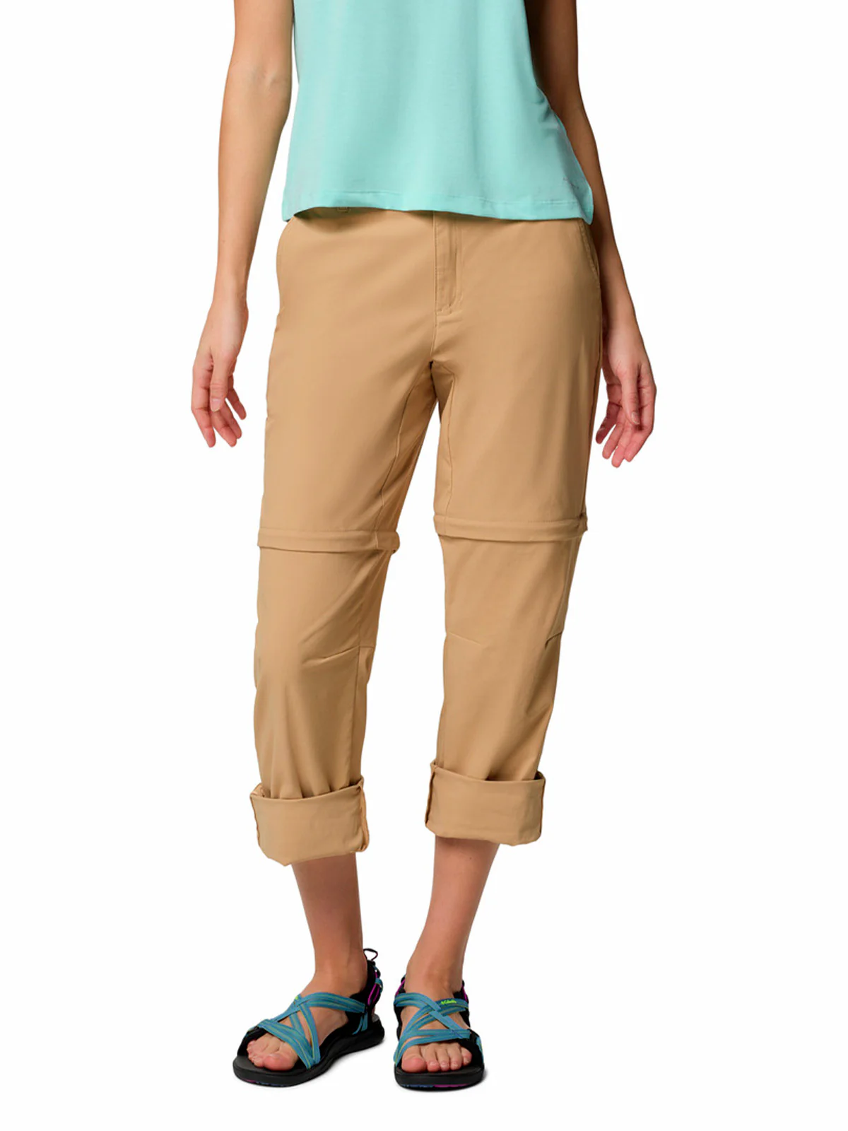 Pantalón Mujer Leslie Convertible Beige Canoe Columbia - Image 8