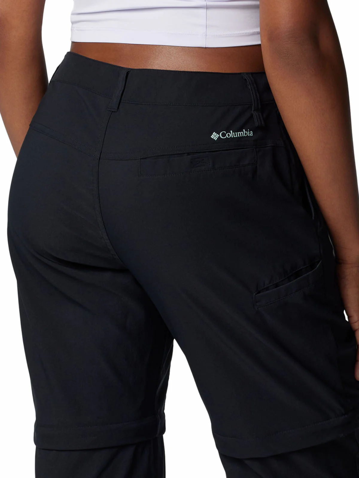 Pantalón Mujer Leslie Convertible Negro Columbia - Image 4