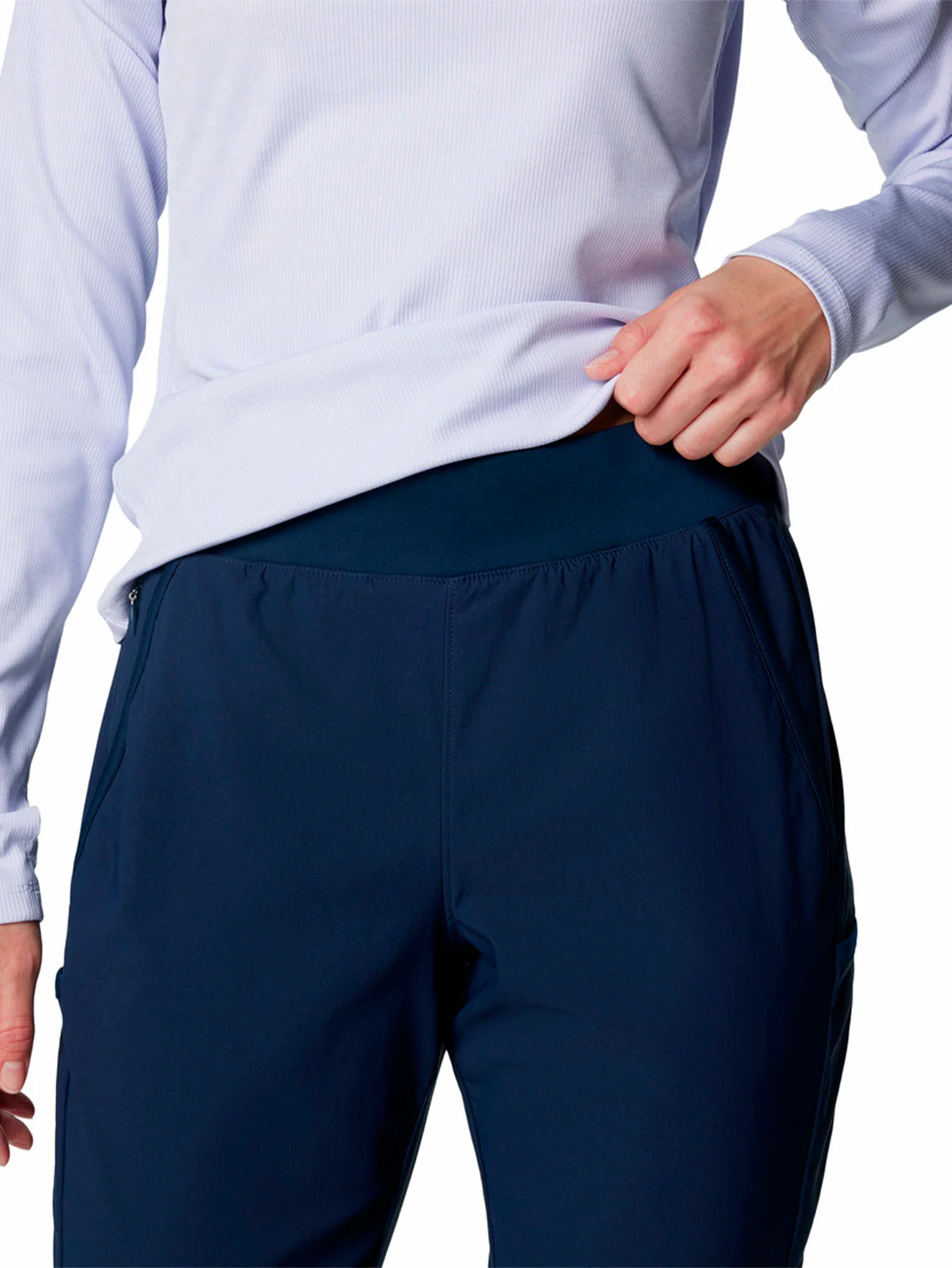 Pantalón Mujer Leslie Pull Azul Columbia - Image 3