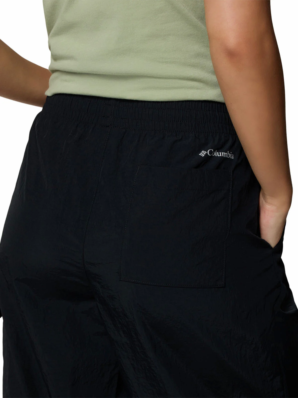 Pantalón Mujer Paracutie Vented Negro Columbia - Image 4