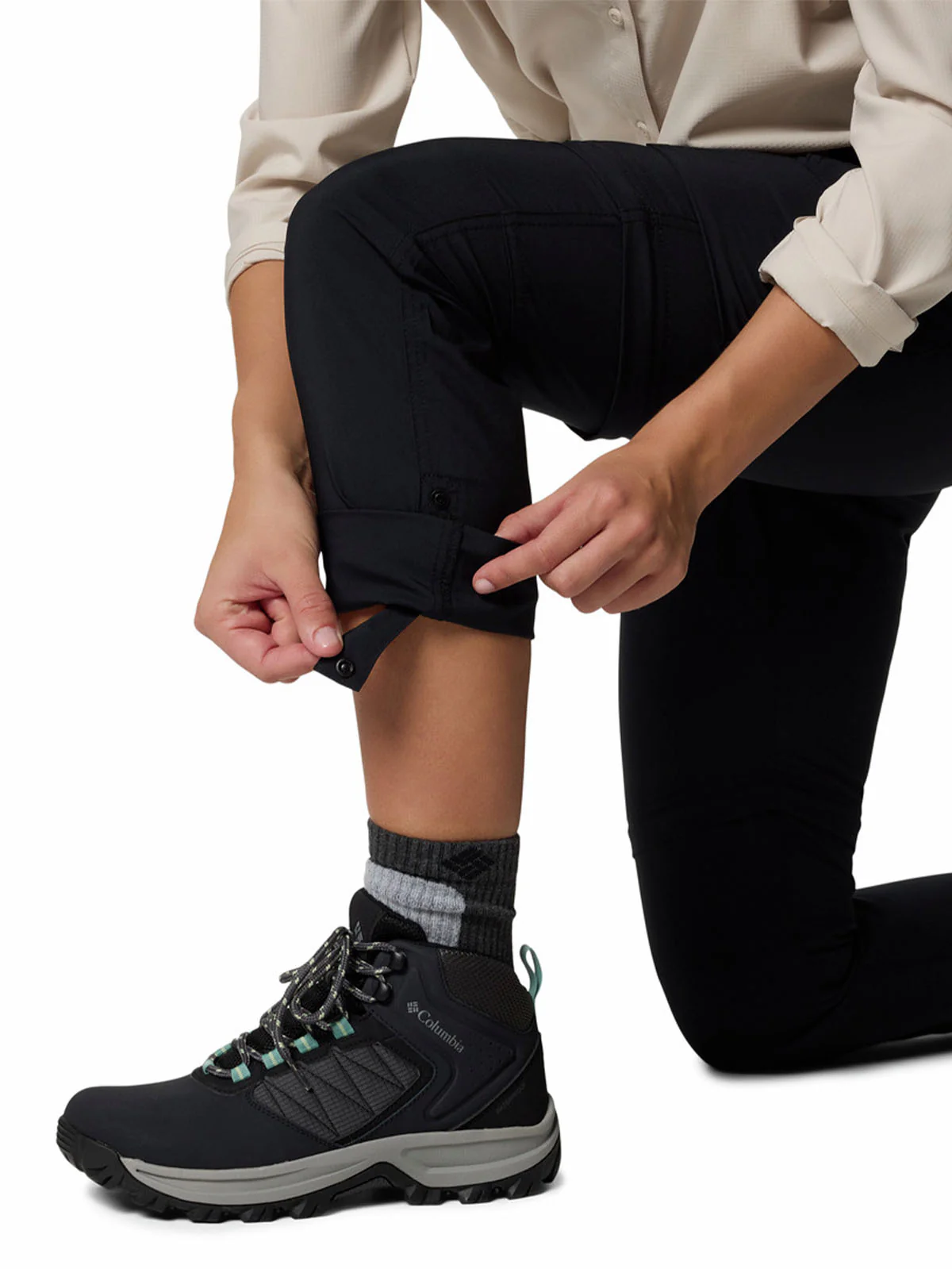 Pantalón Mujer Silver Ridge Utility Negro Columbia - Image 5