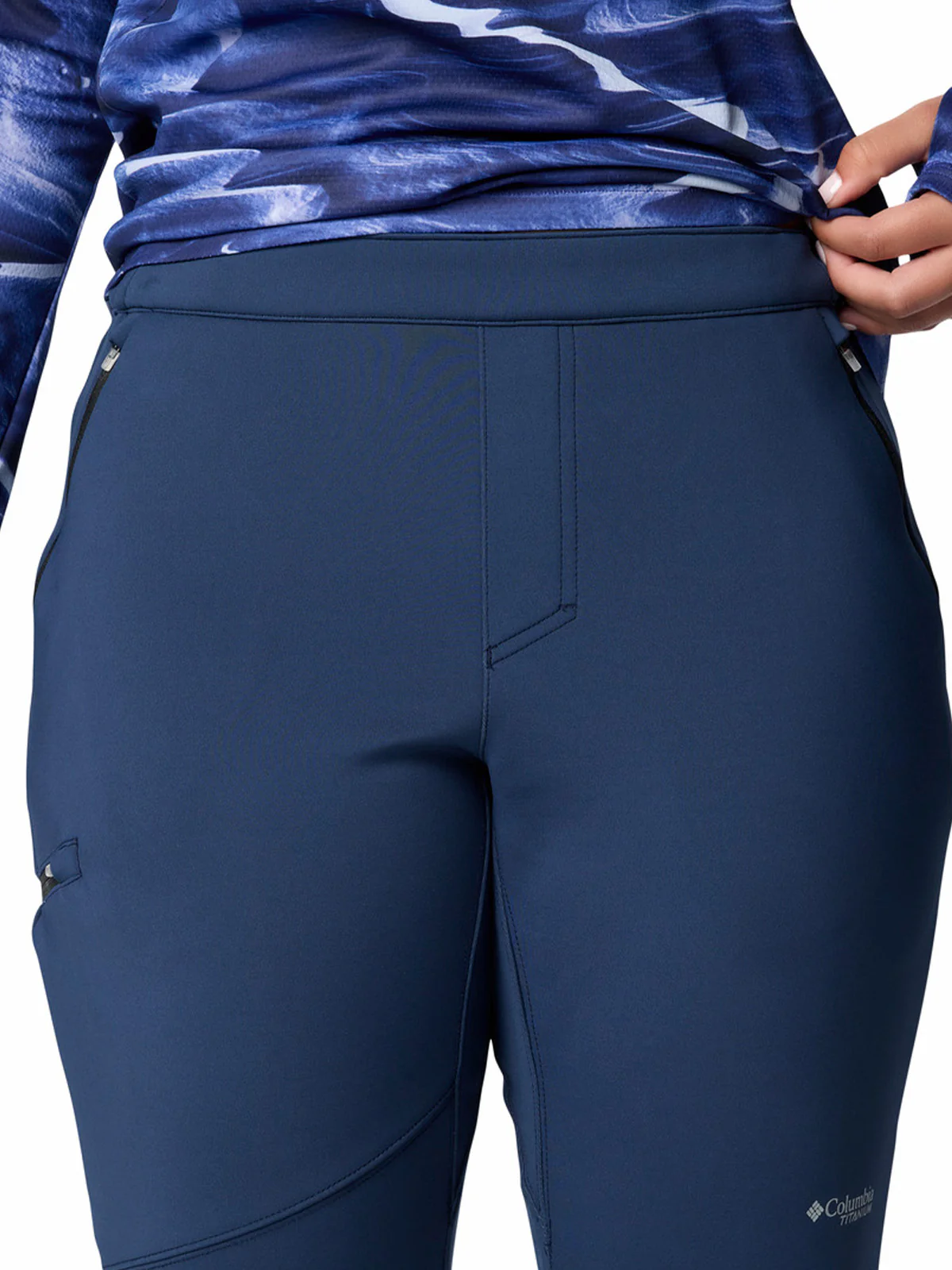 Pantalon Mujer Vast Canyon Highrise Azul Columbia - Image 4