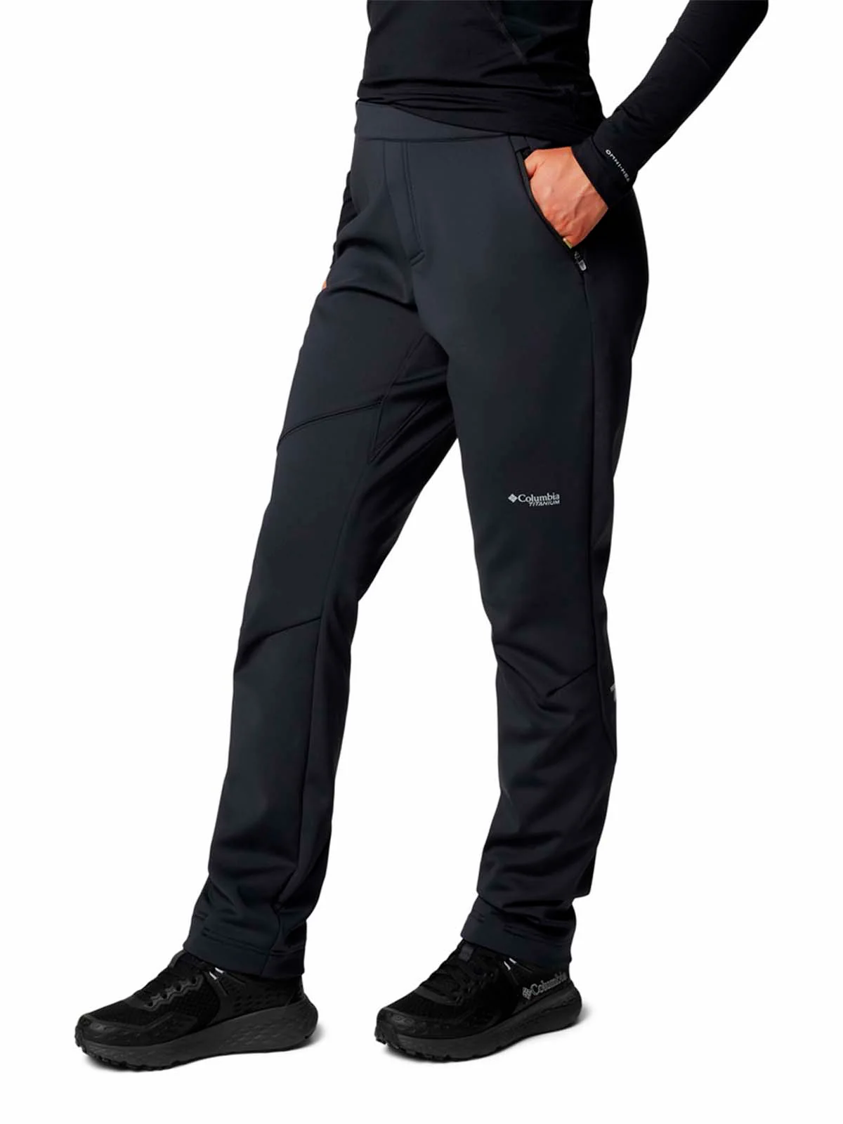 Pantalón Mujer Vast Canyon Negro Columbia - Image 2