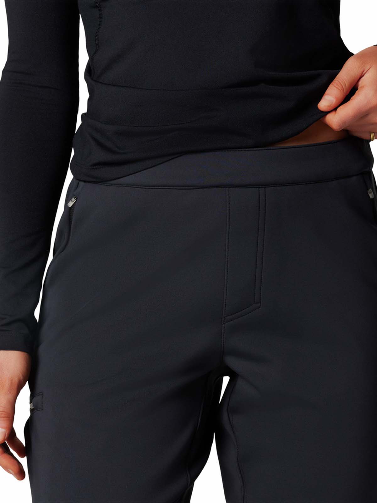 Pantalón Mujer Vast Canyon Negro Columbia - Image 3