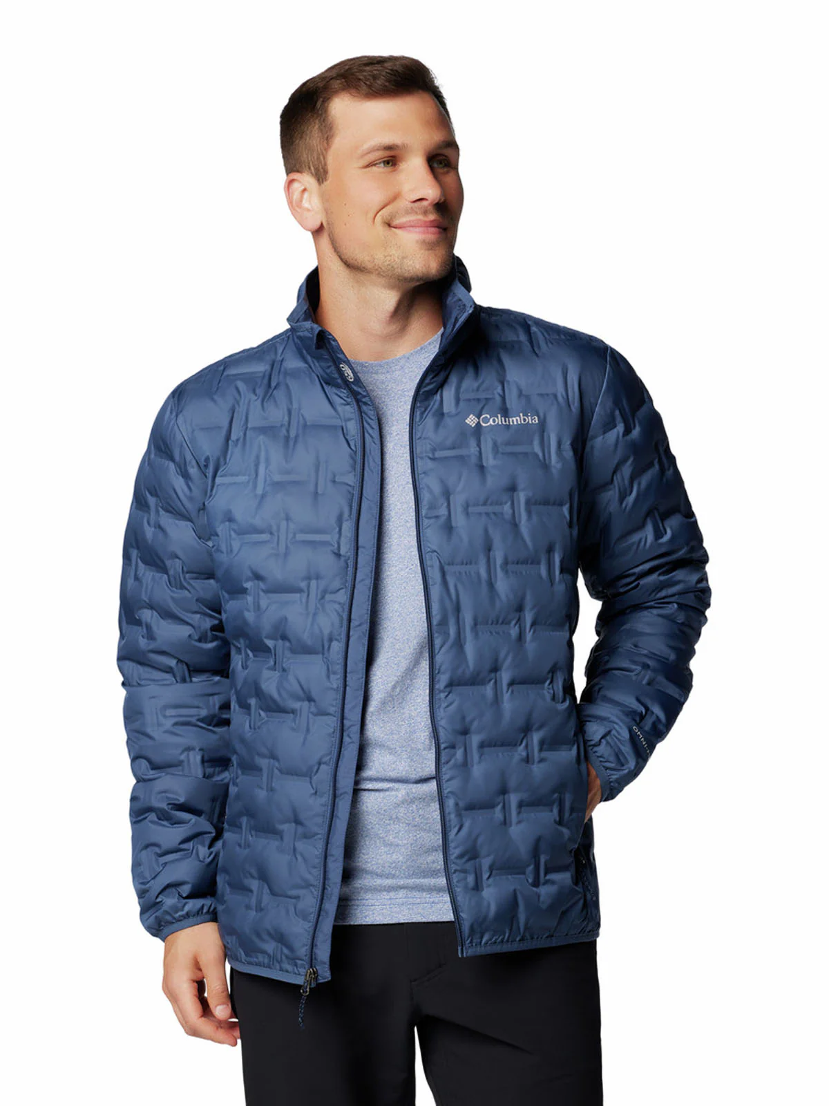 Parka Hombre Delta Ridge II Azul Dark Mountain Columbia - Image 6
