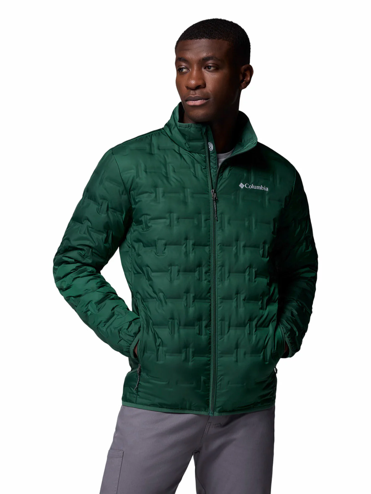 Parka Hombre Delta Ridge II Down Verde Rain Forest Columbia