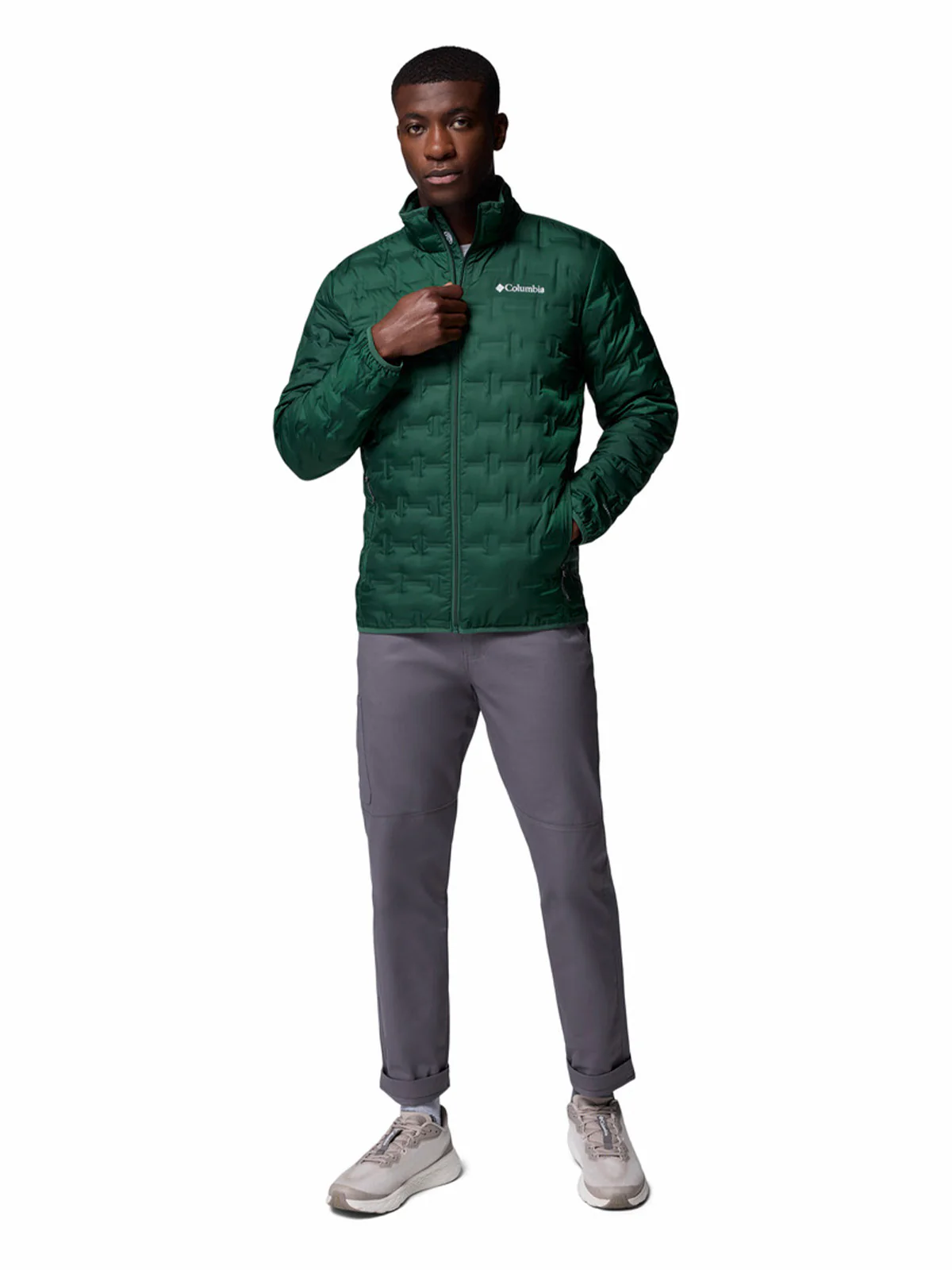 Parka Hombre Delta Ridge II Down Verde Rain Forest Columbia - Image 8
