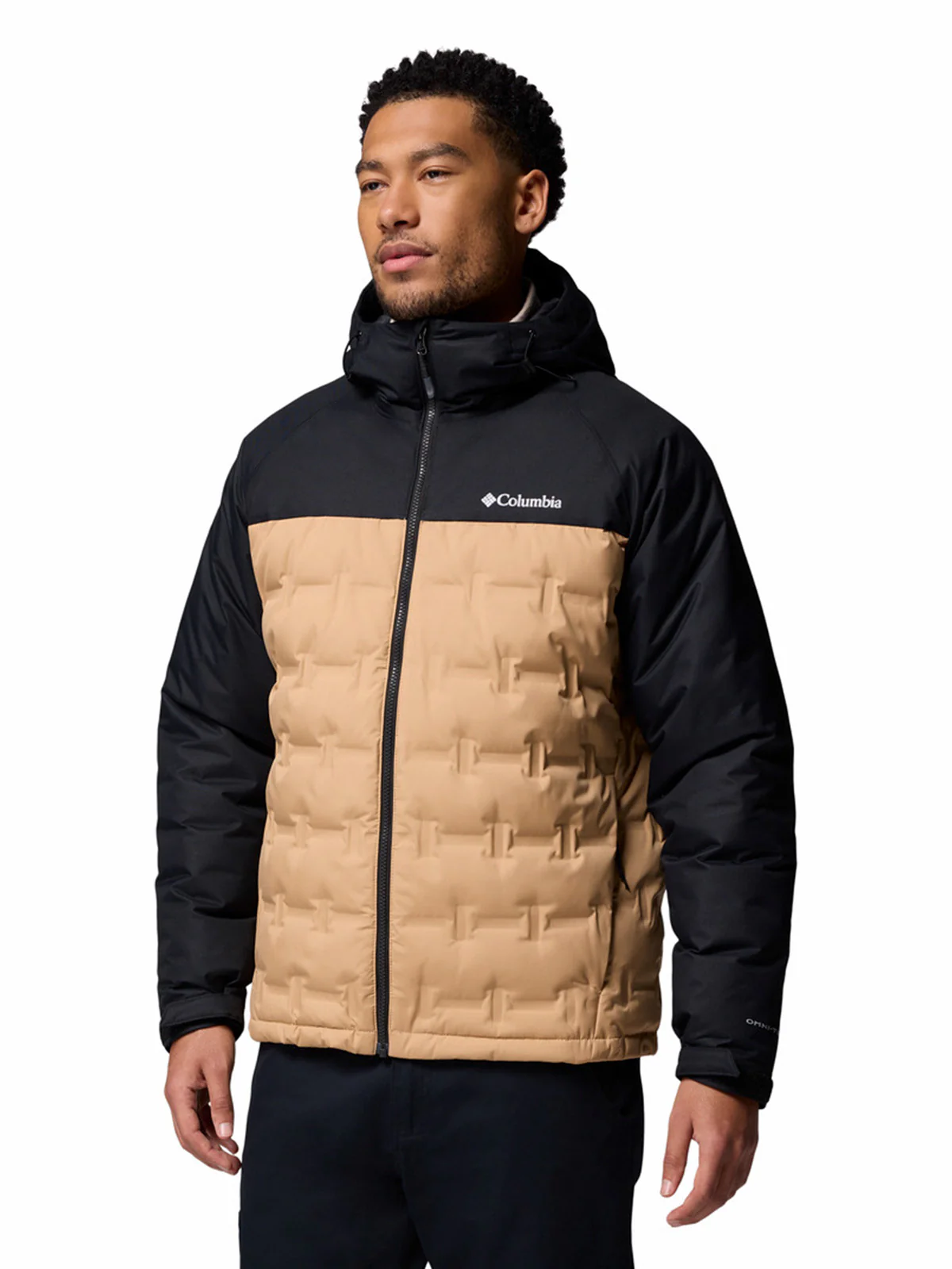 Parka Hombre Grand Trek III Down Hooded Beige/Crudo Columbia - Image 2