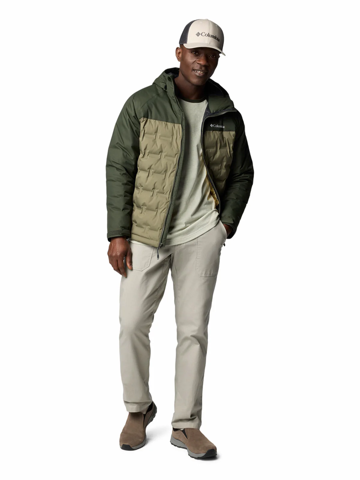 Parka Hombre Grand Trek III Down Hooded Verde Columbia - Image 3
