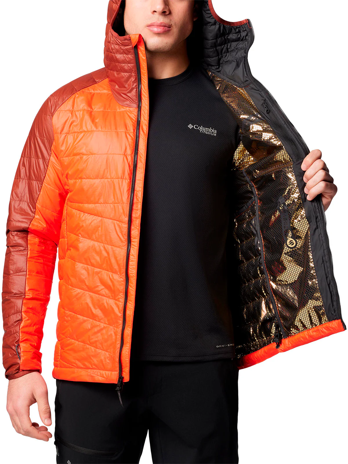 Parka Hombre Platinum Peak II Naranjo Columbia - Image 5