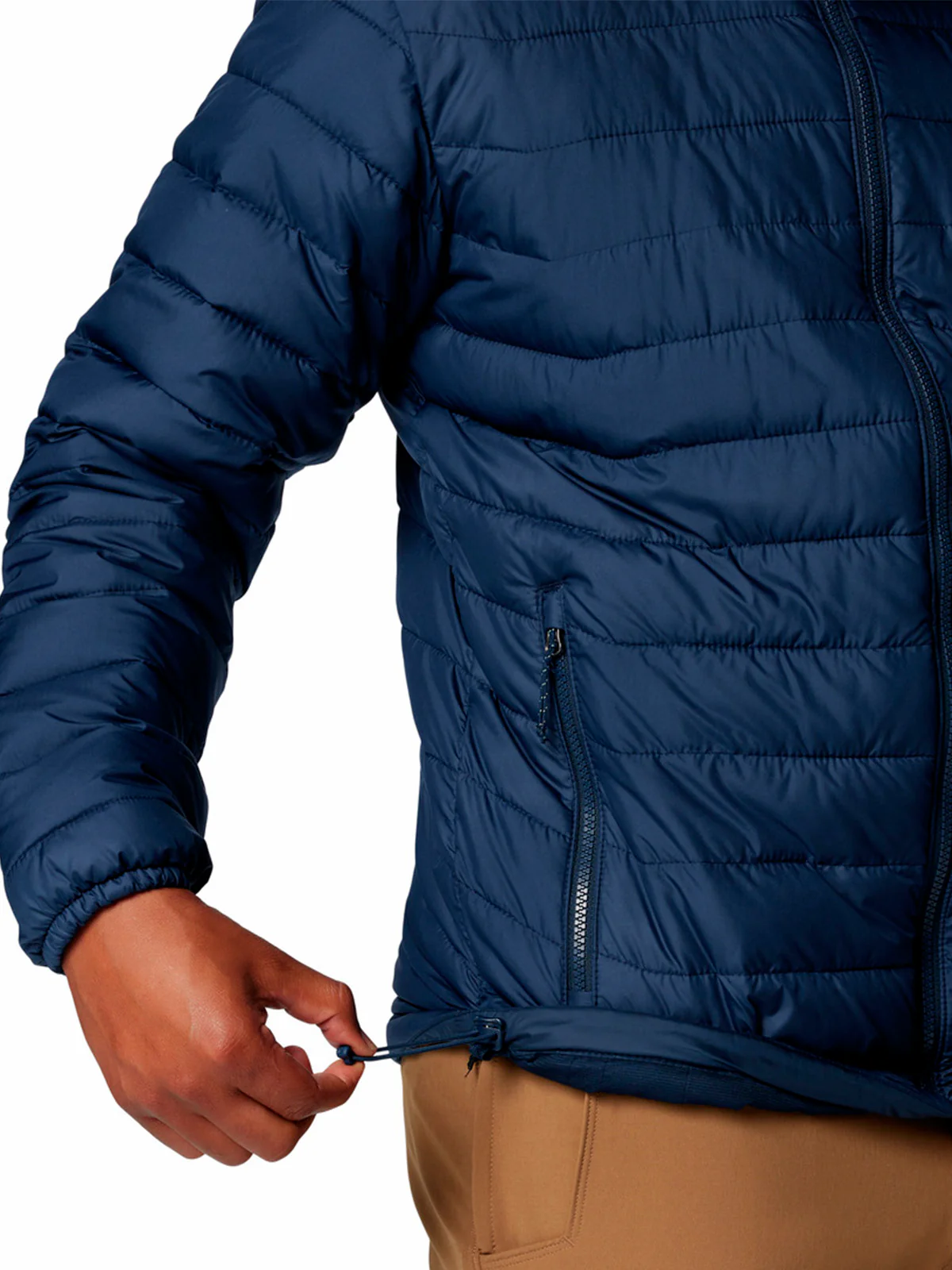 Parka Hombre Powder Lite II Azul Collegiate Navy Columbia - Image 5