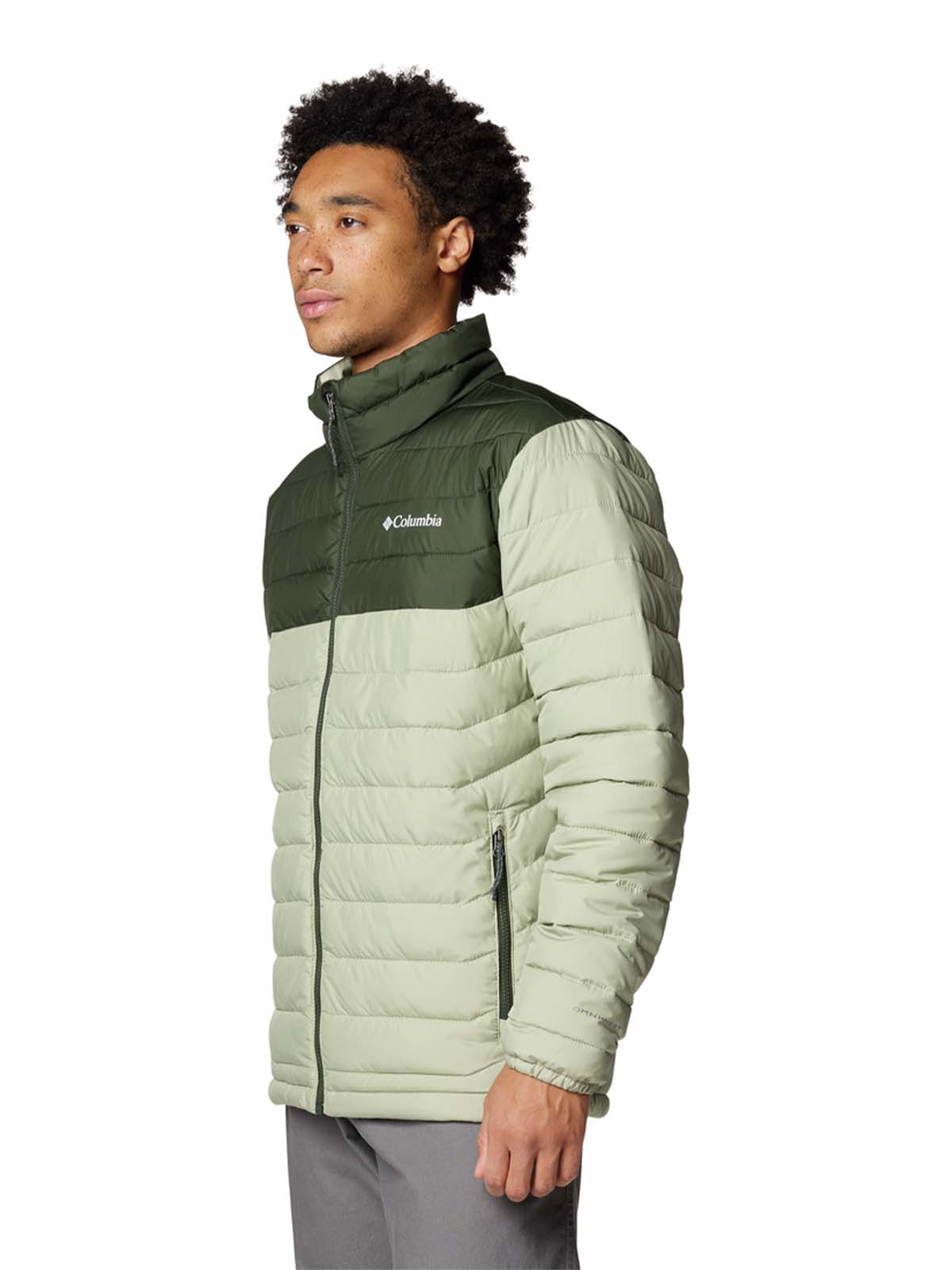 Parka Hombre Powder Lite II Beige Columbia - Image 2