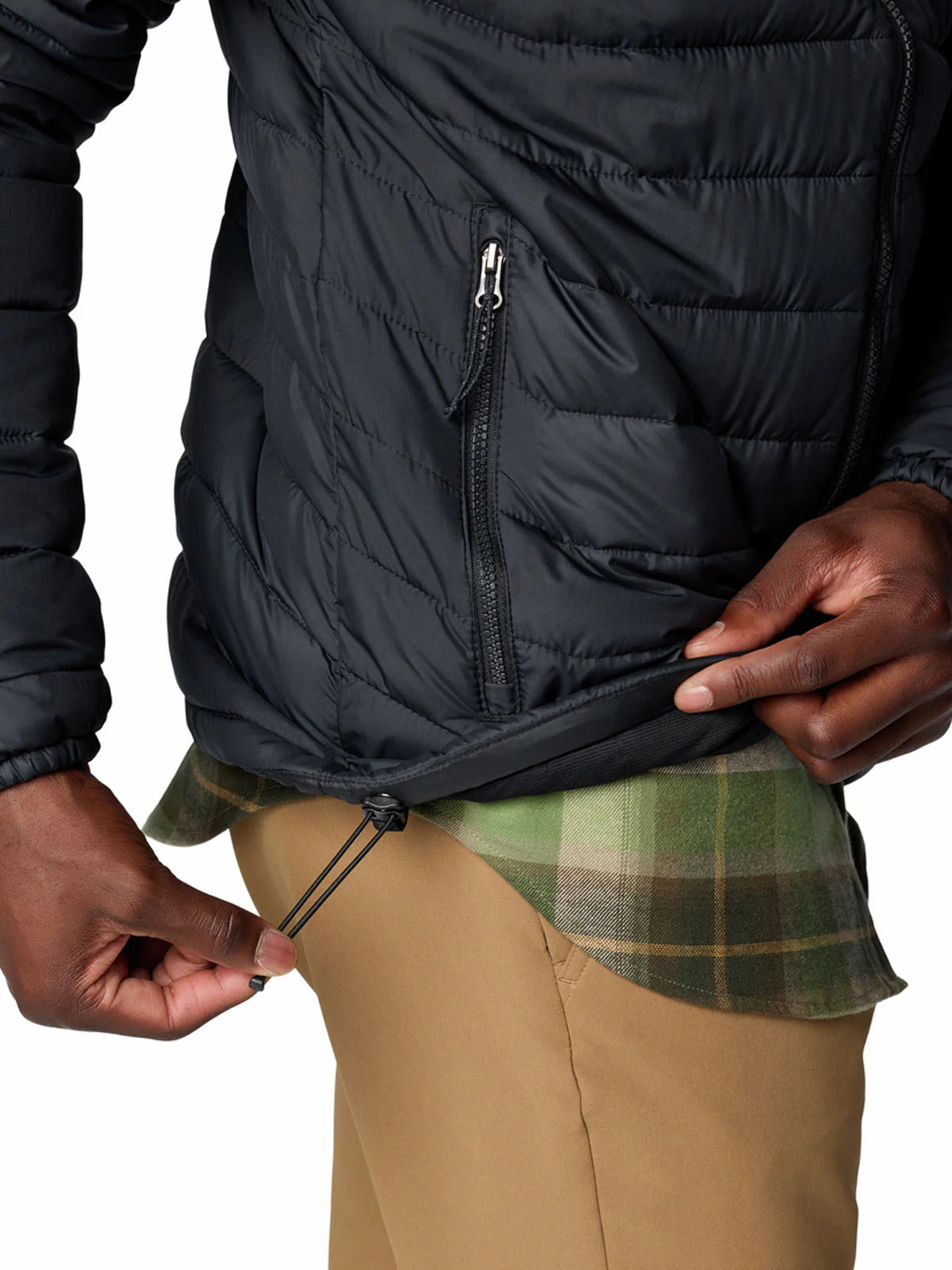 Parka Hombre Powder Lite II Negro Columbia - Image 4