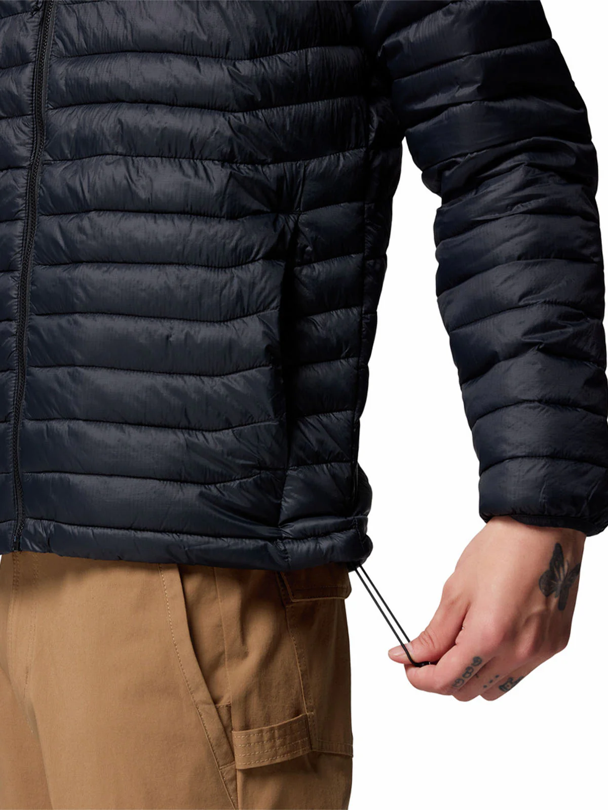 Parka Hombre Powder Pass Hooded Negro Columbia - Image 4