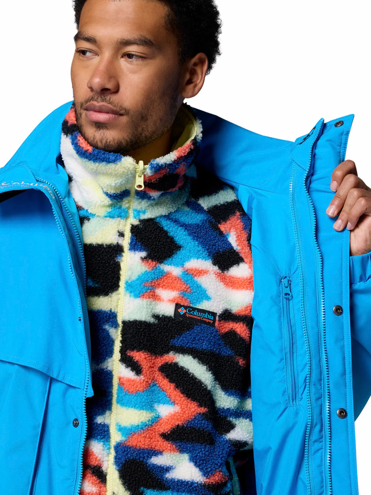 Parka Hombre Powderkeg Ii Remast Azul Columbia - Image 8