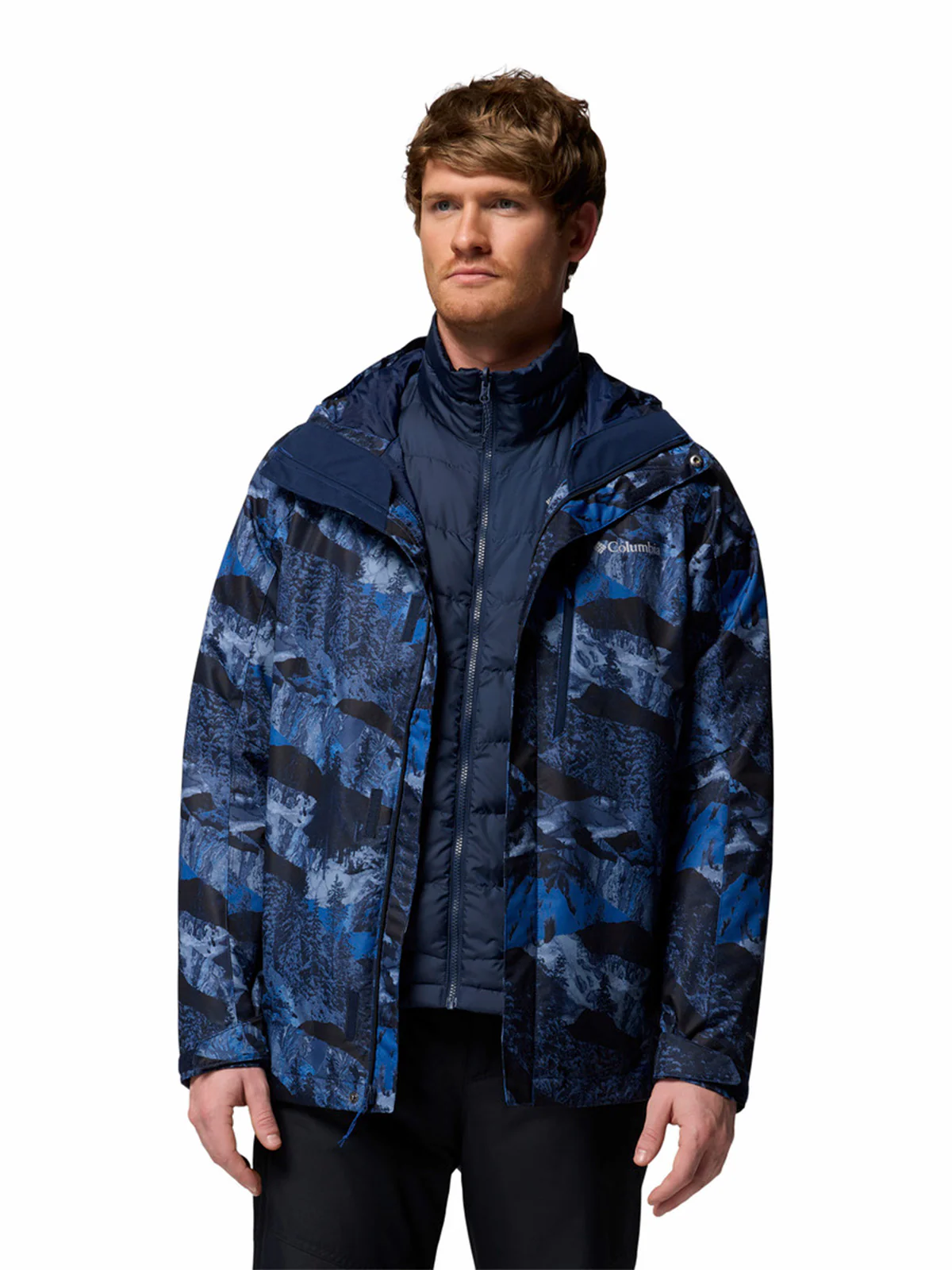 Parka Hombre Whirlibird V Printed Azul Columbia - Image 3