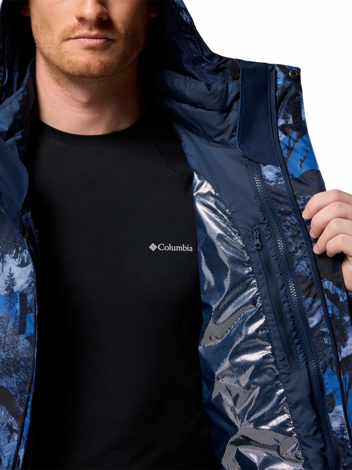 Parka Hombre Whirlibird V Printed Azul Columbia - Image 5
