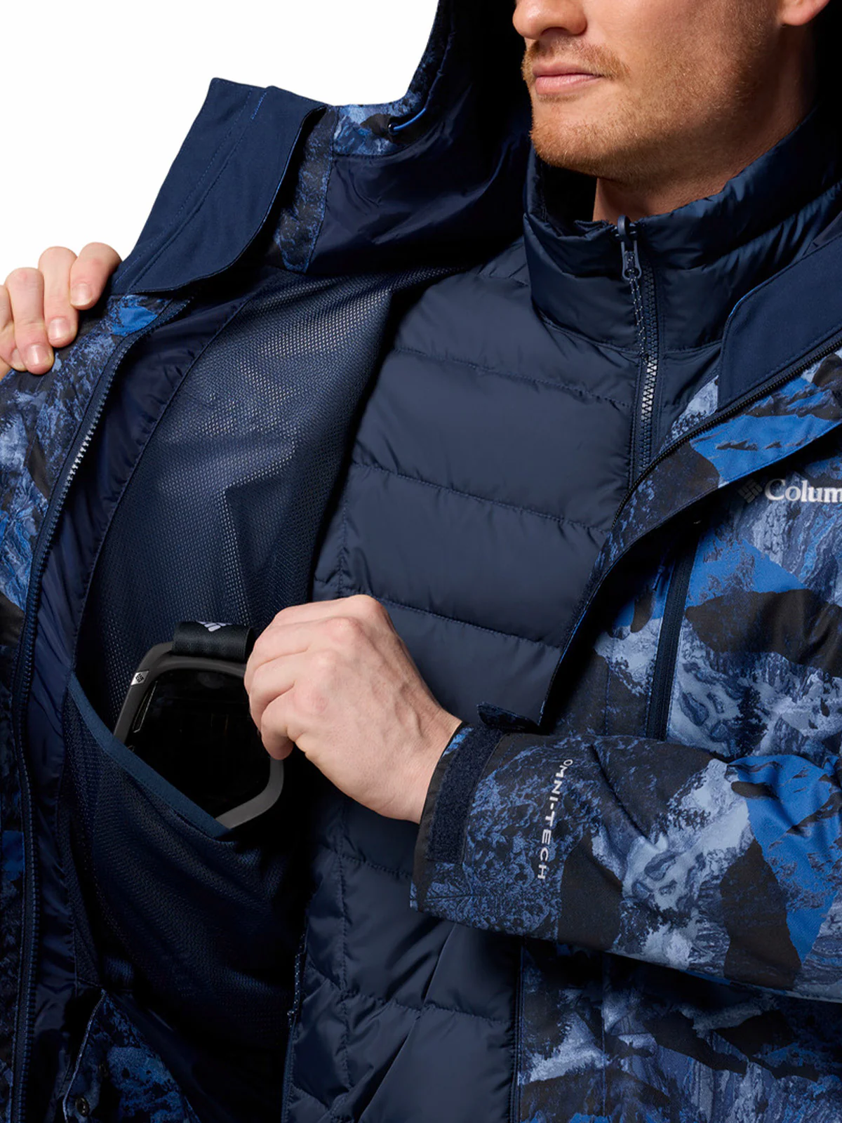 Parka Hombre Whirlibird V Printed Azul Columbia - Image 6