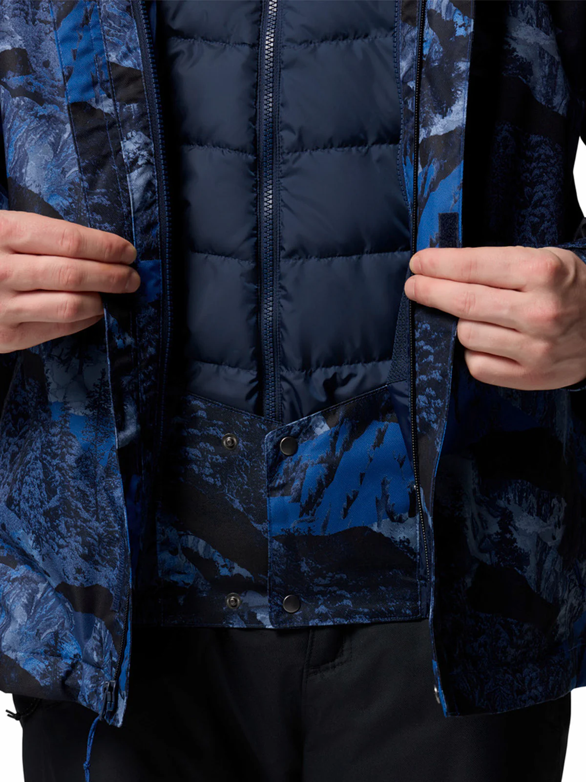 Parka Hombre Whirlibird V Printed Azul Columbia - Image 7